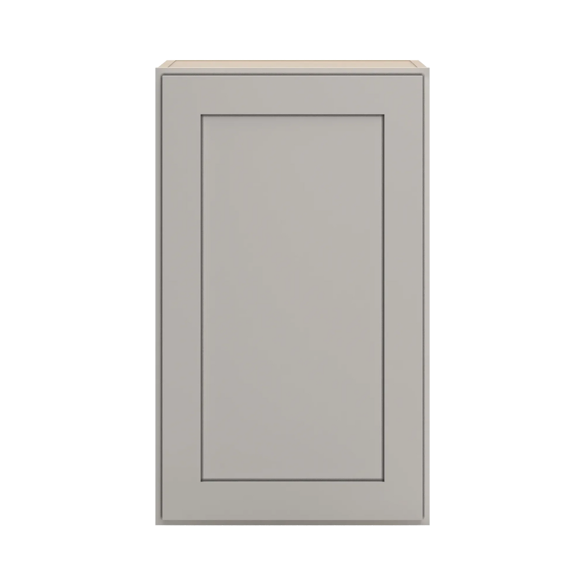 cnc luxor 5 piece misty grey 18 w x 30 h single door wall cabinet