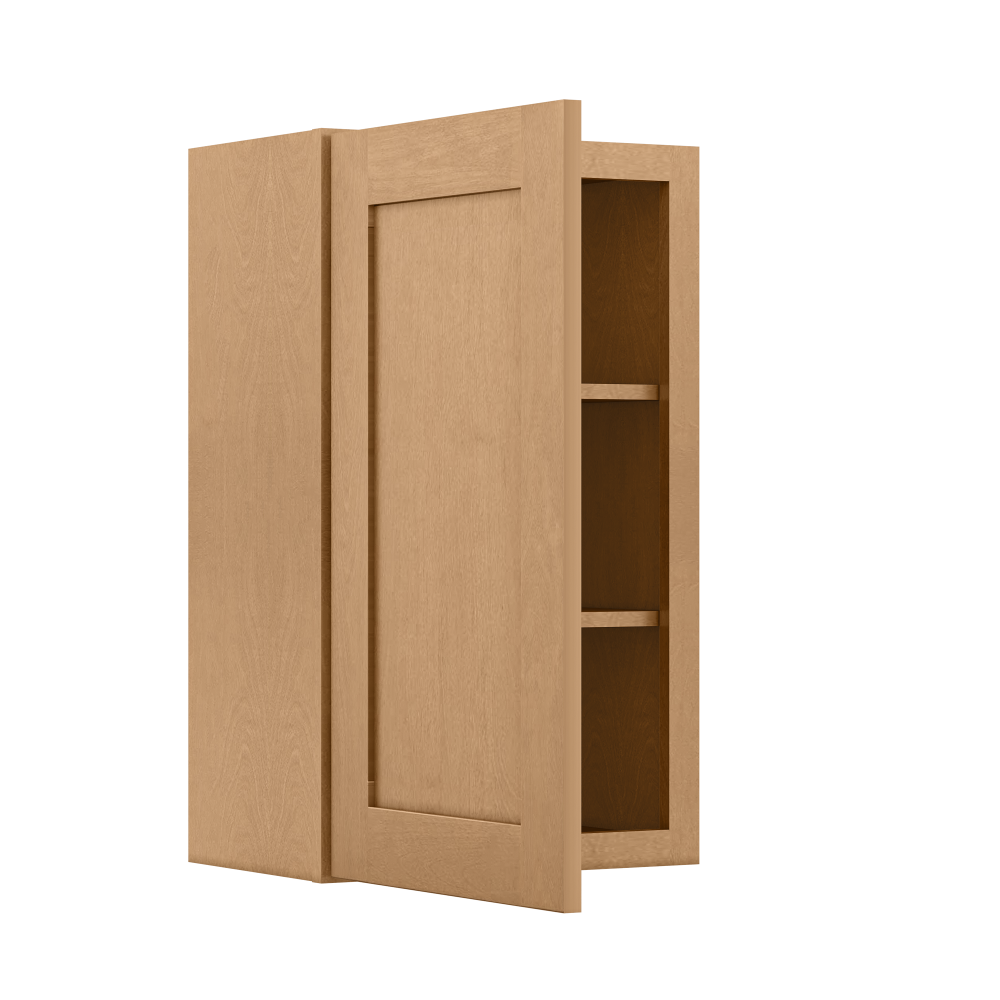 Wall Kitchen Cabinet W1830 Shaker Toffee LessCare 18 in. width 30 in. height 12 in. depth