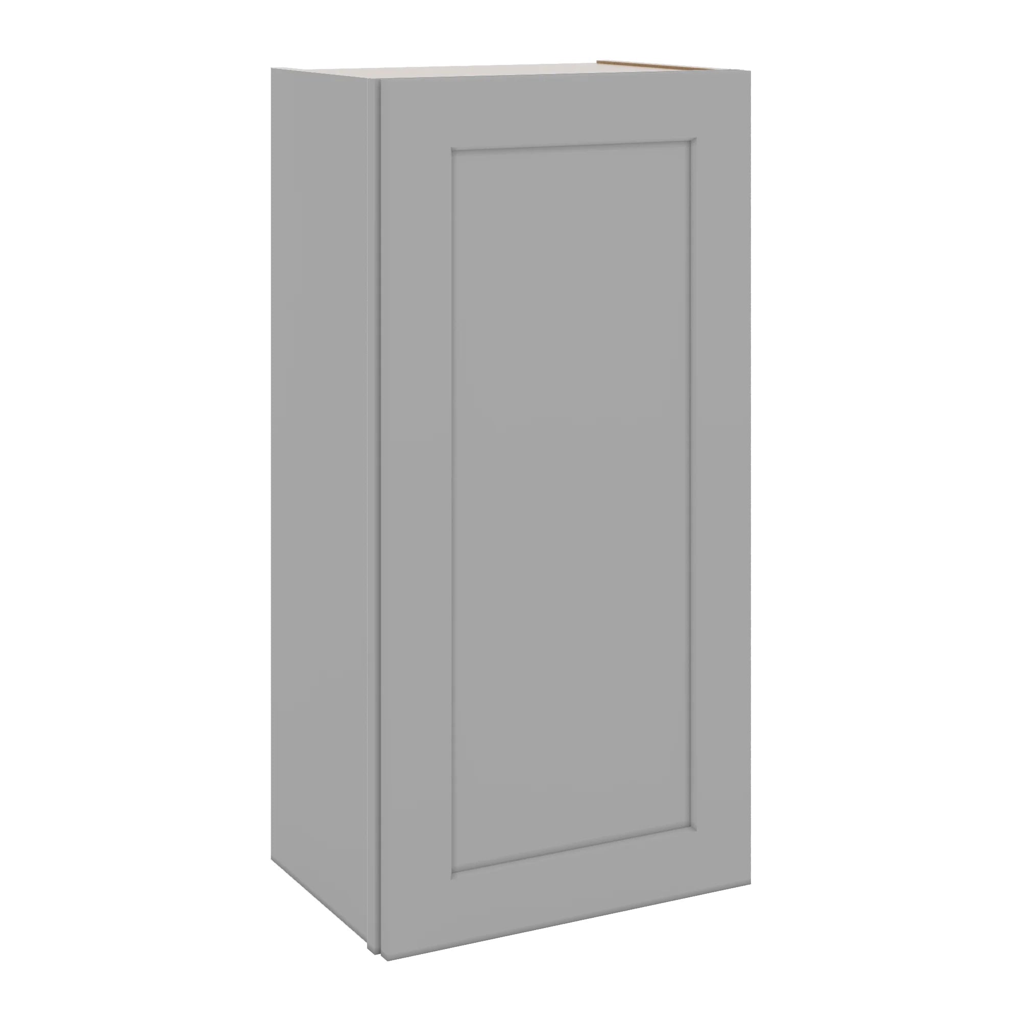 J&K Castle Grey S5 Single Door Wall Cabinet - 18" W x 36" H