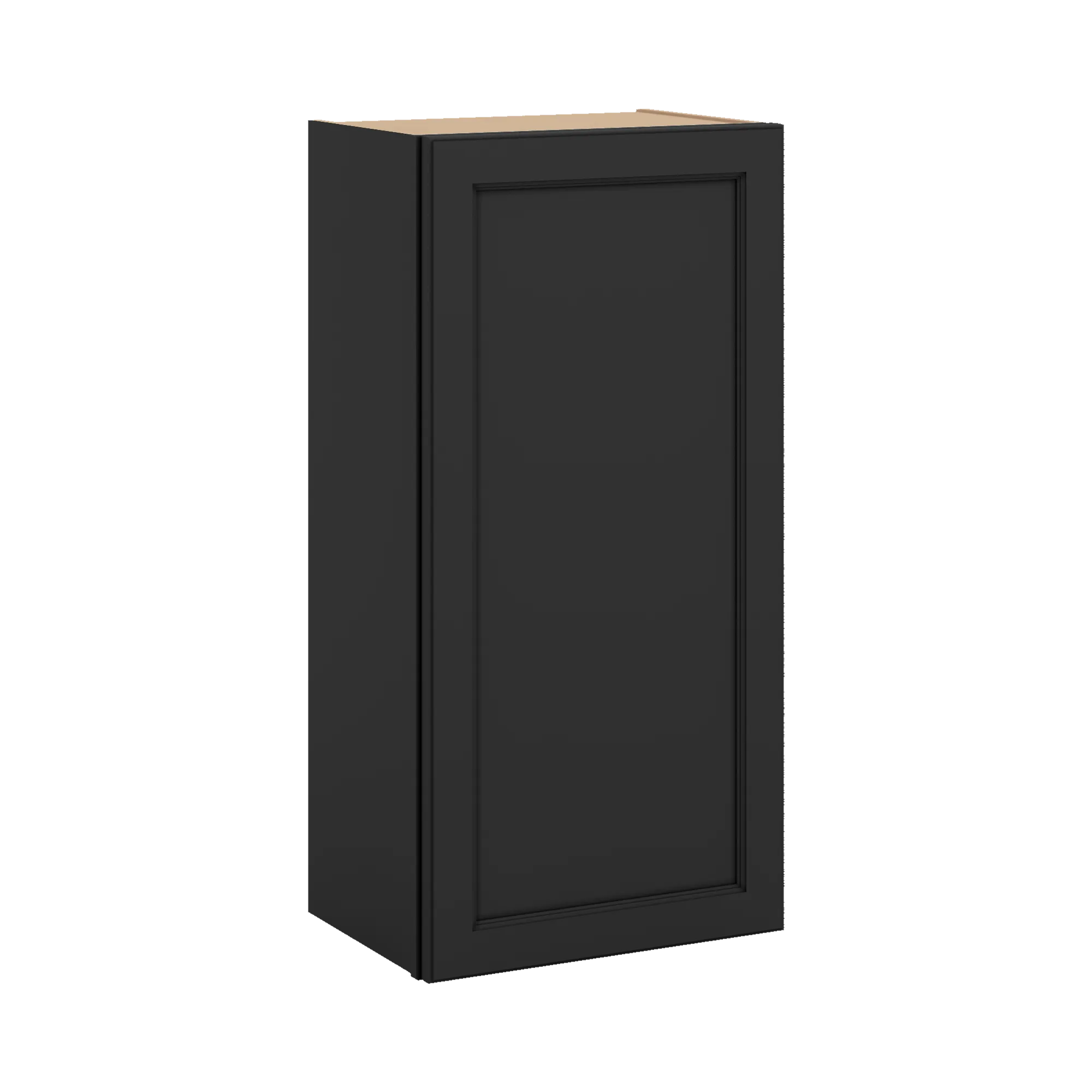 J&K Charcoal E2 Single Door Wall Cabinet - 18" W x 36" H