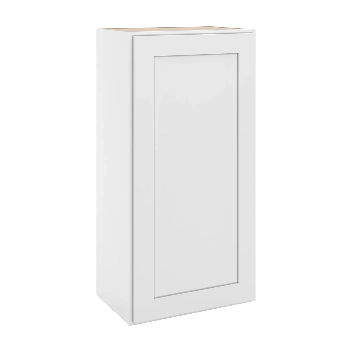 cnc luxor white 18 w x 36 h single door wall cabinet