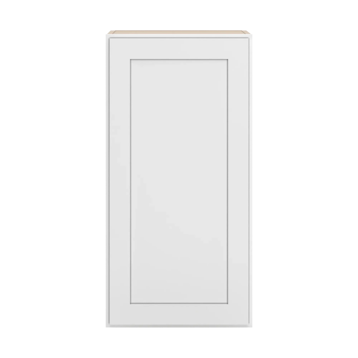 cnc luxor white 18 w x 36 h single door wall cabinet