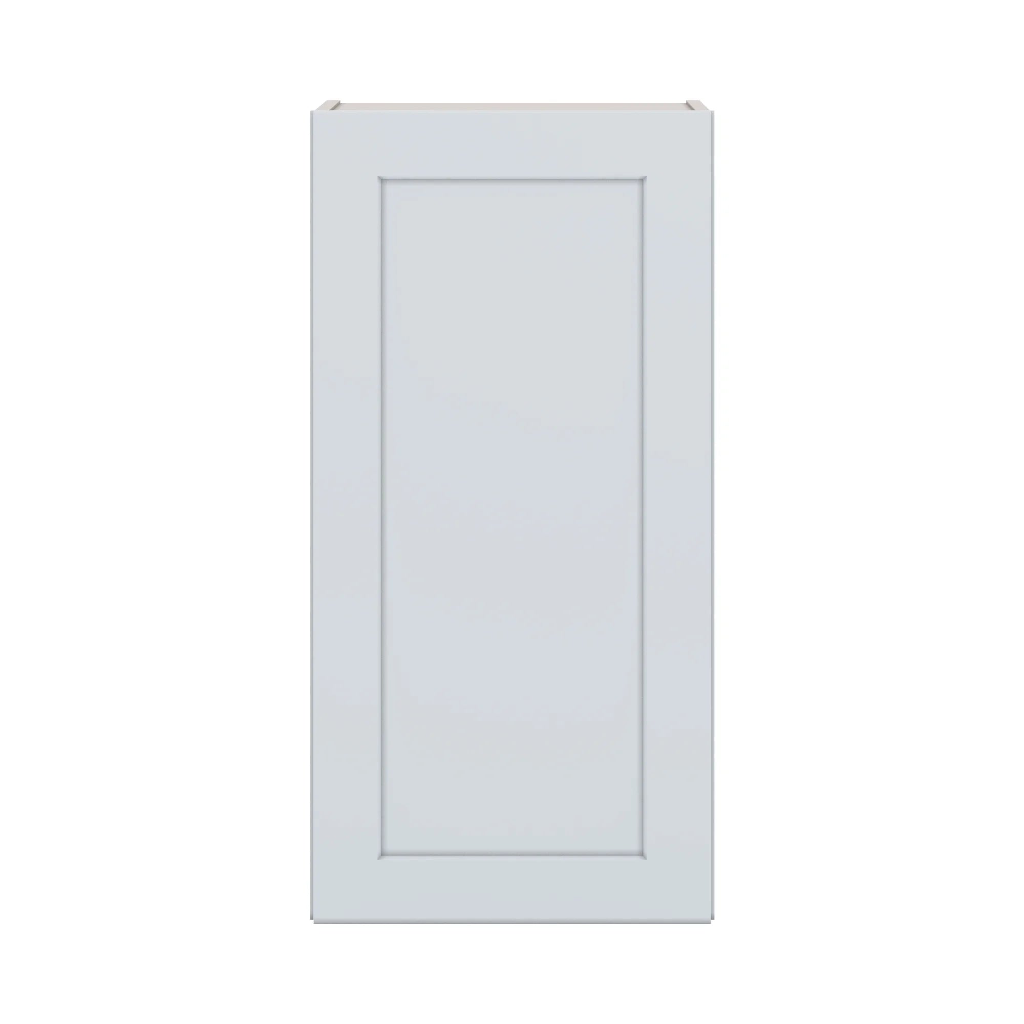 J&K White Shaker S8 Single Door Wall Cabinet   18" W x 36" H