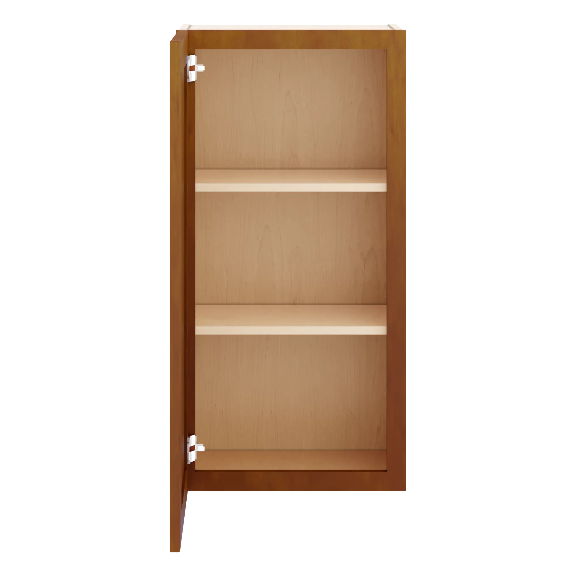 j k mocha glazed k10 single door wall cabinet 18 w x 36 h
