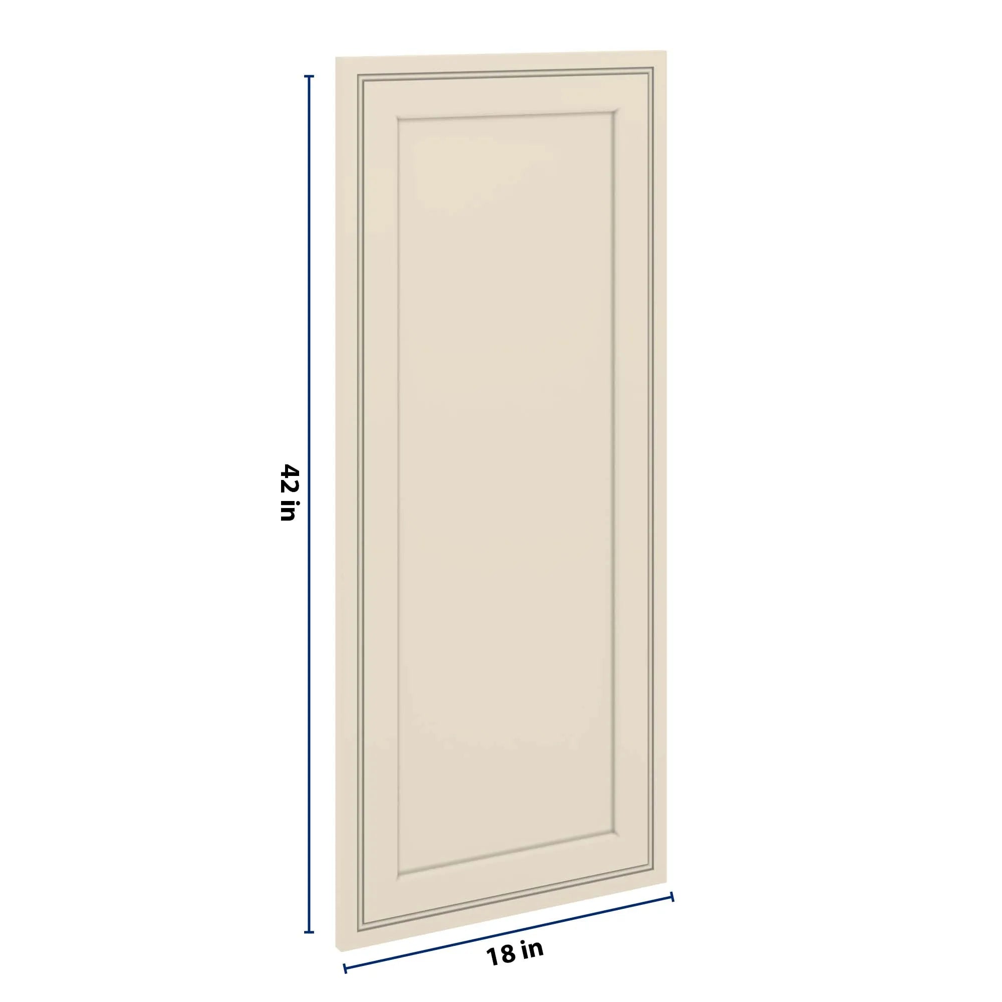 J&K Pearl Glazed H9 Dummy Door Panel 18" W x 42" H