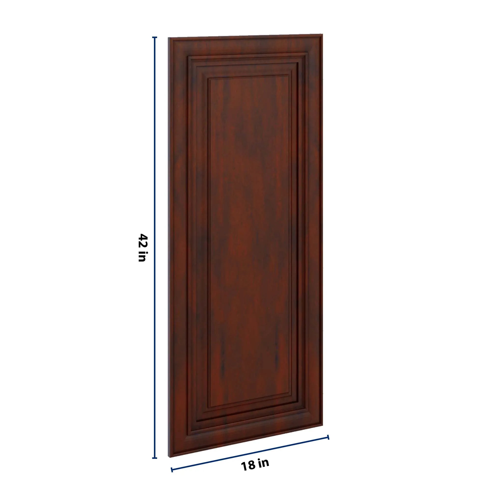 J&K Mahogany J5 Dummy Door Panel 18" W x 42" H