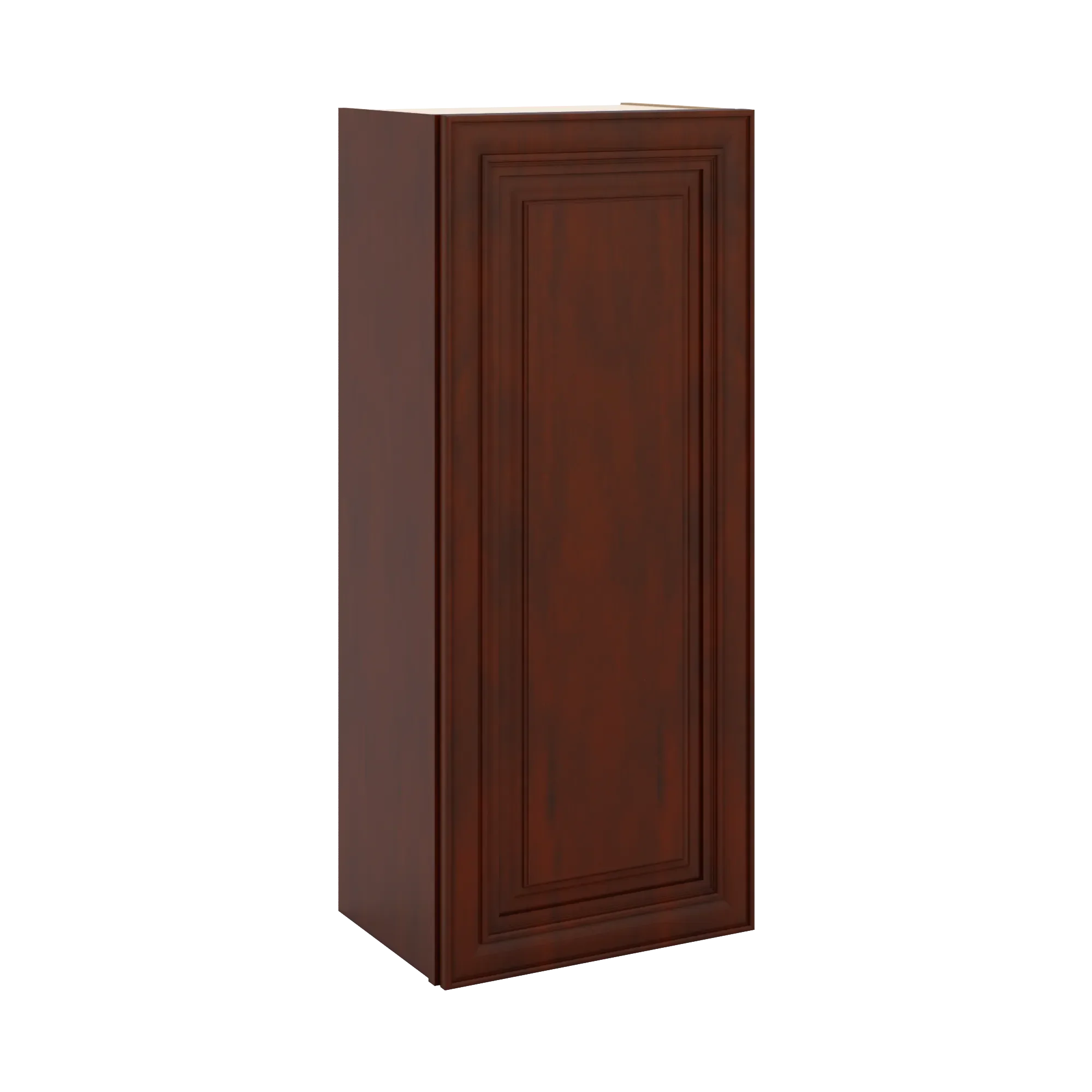 J&K Mahogany J5 Single Door Wall Cabinet - 18" W x 42" H