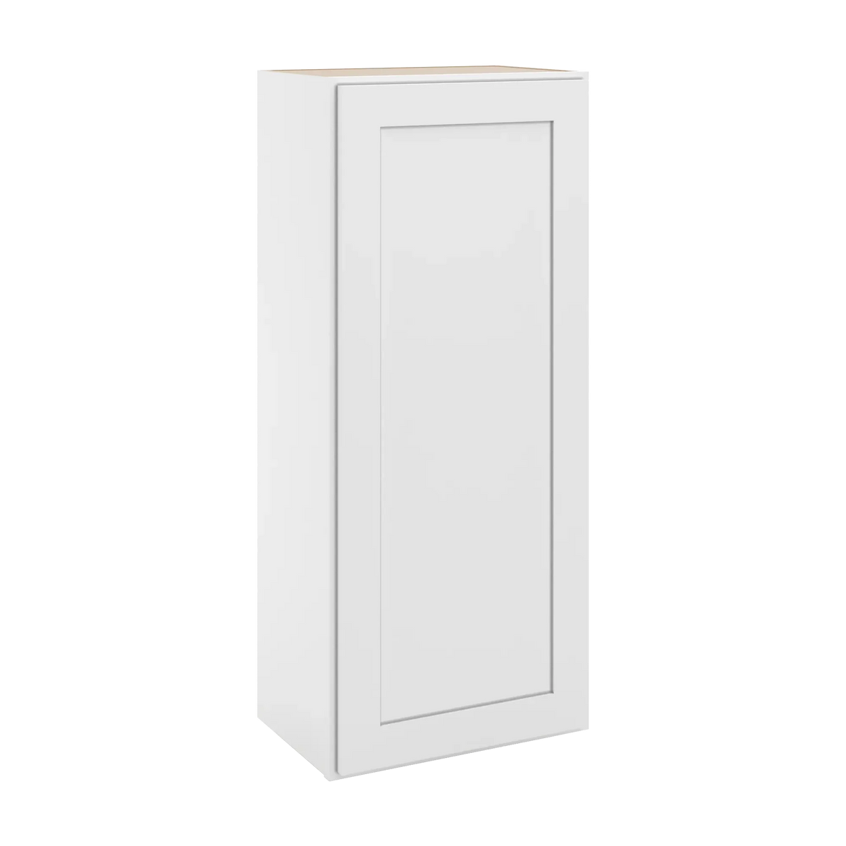 cnc luxor white 18 w x 42 h single door wall cabinet