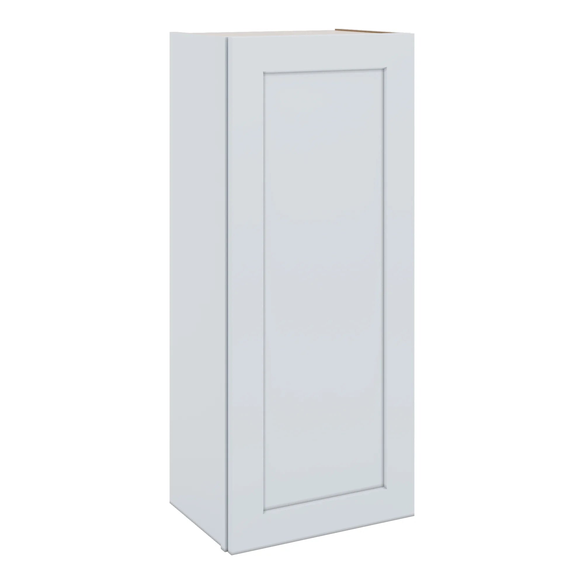 J&K White Shaker S8 Single Door Wall Cabinet - 18" W x 42" H