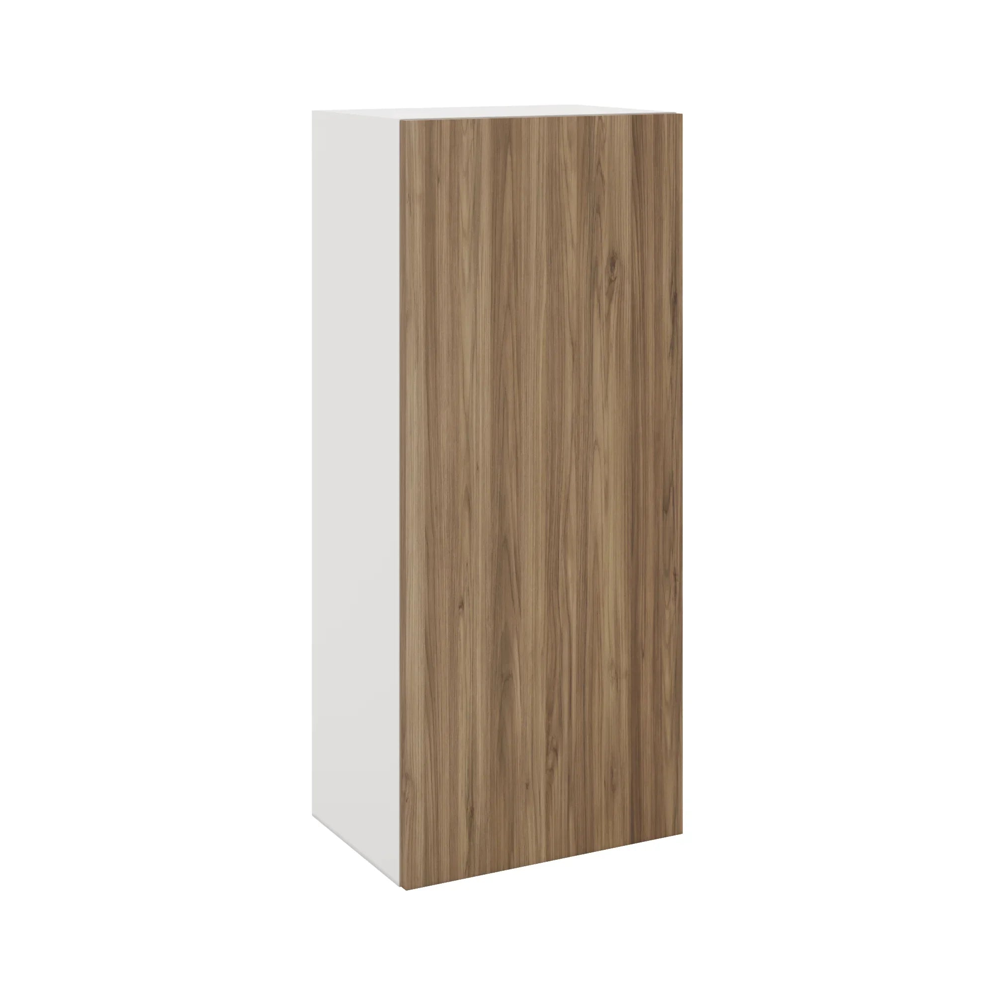 Modernform Cabinet Walnut 18" W X 42" H X 12" D Single Door Wall Cabinet