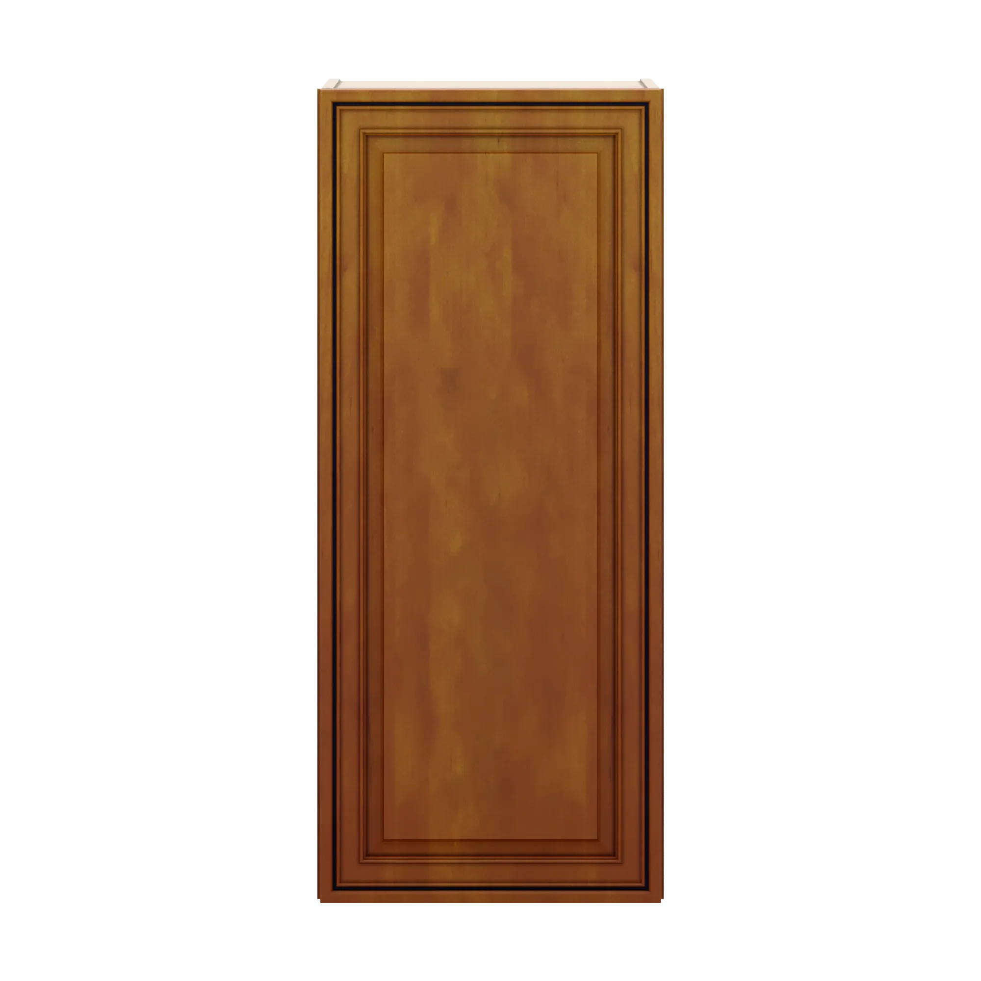 j k mocha glazed k10 single door wall cabinet 18 w x 42 h