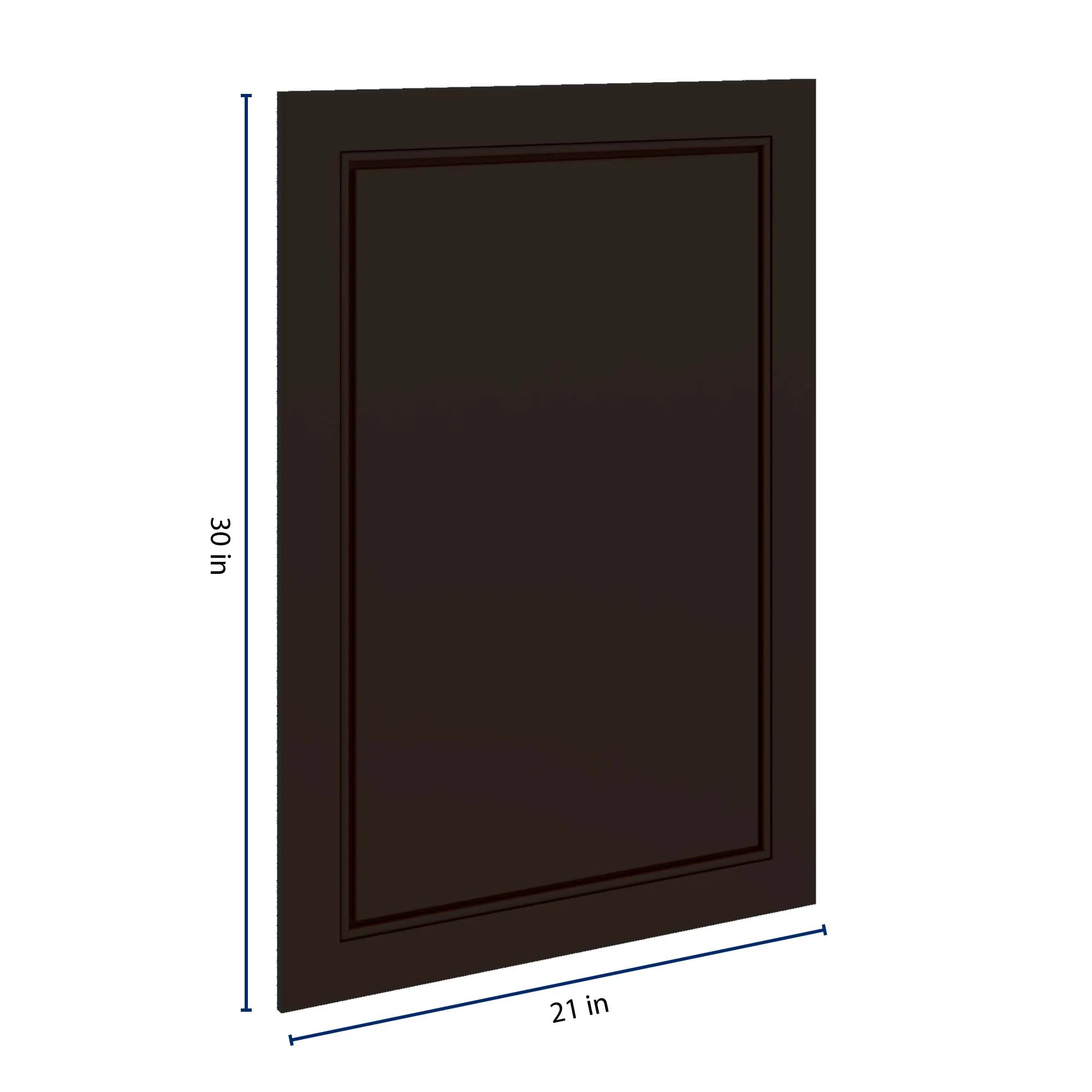 J&K Espresso K8 Dummy Door Panel 21" W x 30" H
