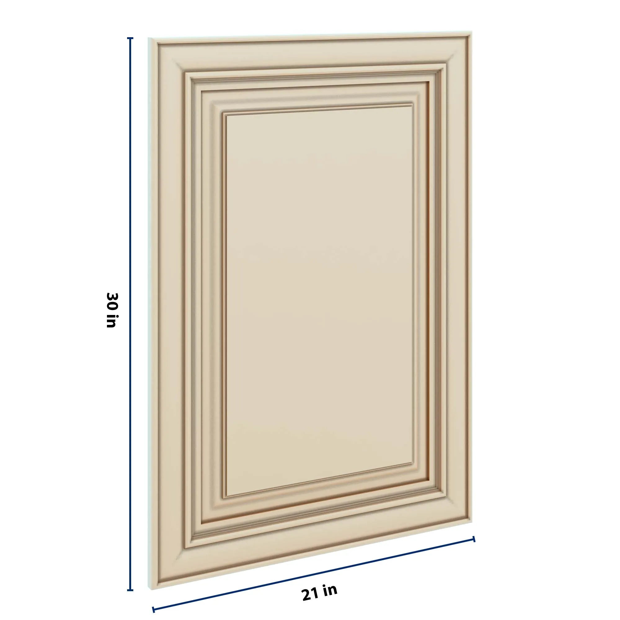 J&K Creme Glazed A7 Dummy Door Panel 21" W x 30" H