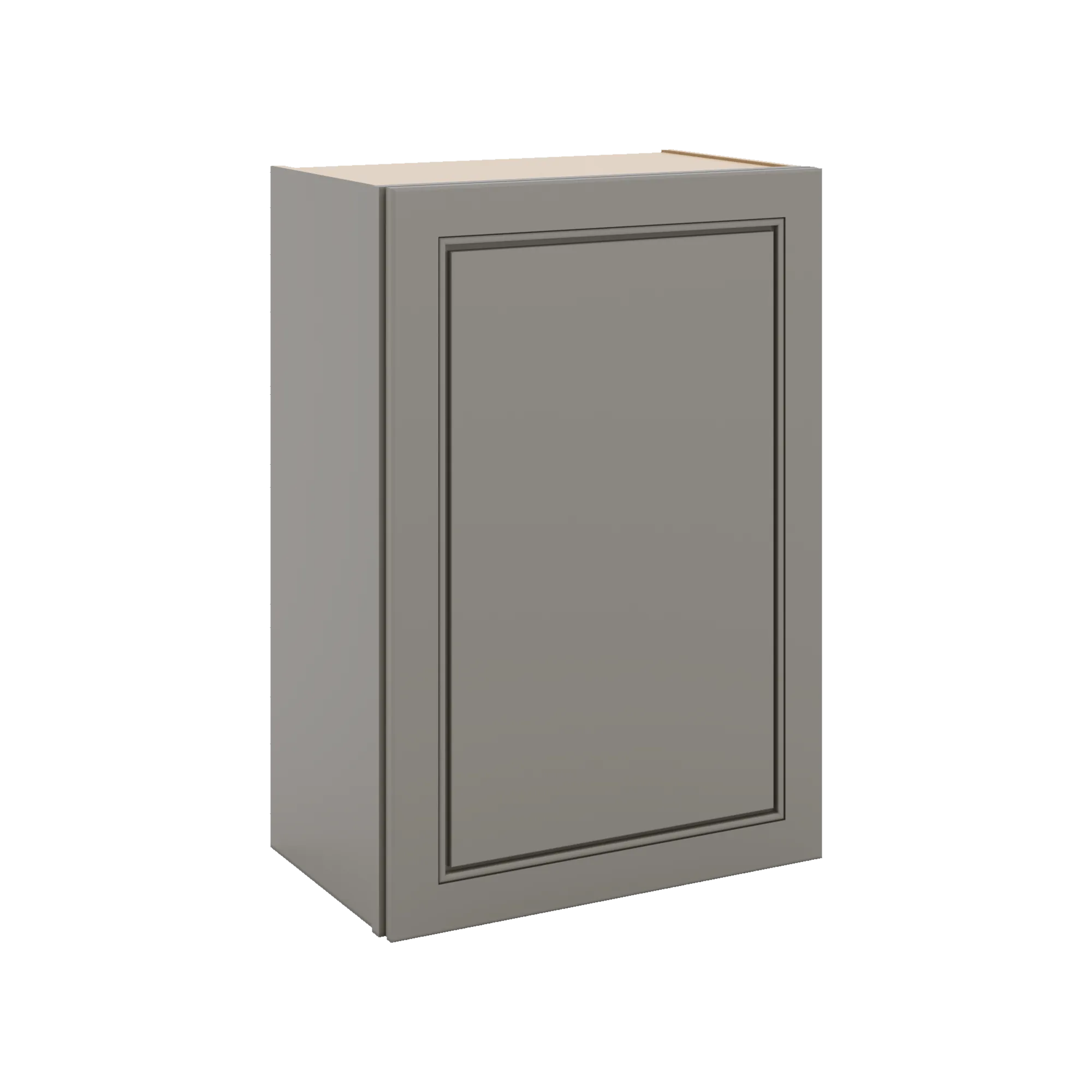 J&K Greige K3 Single Door Wall Cabinet - 21" W x 30" H