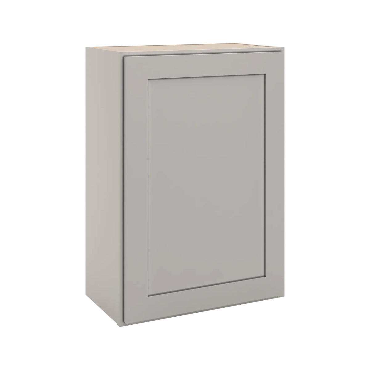 cnc luxor misty grey 21 w x 30 h single door wall cabinet