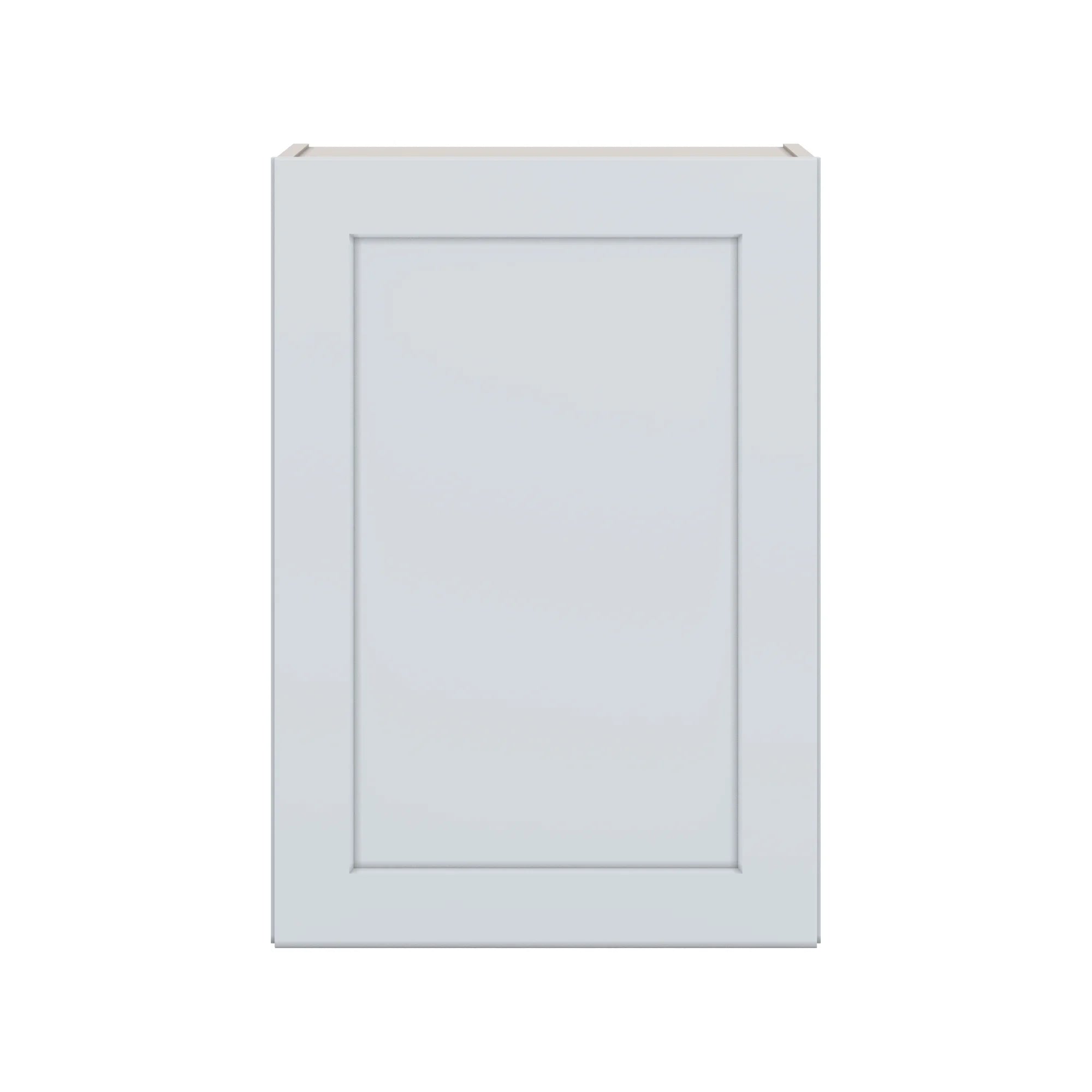 J&K White Shaker S8 Single Door Wall Cabinet   21" W x 30" H