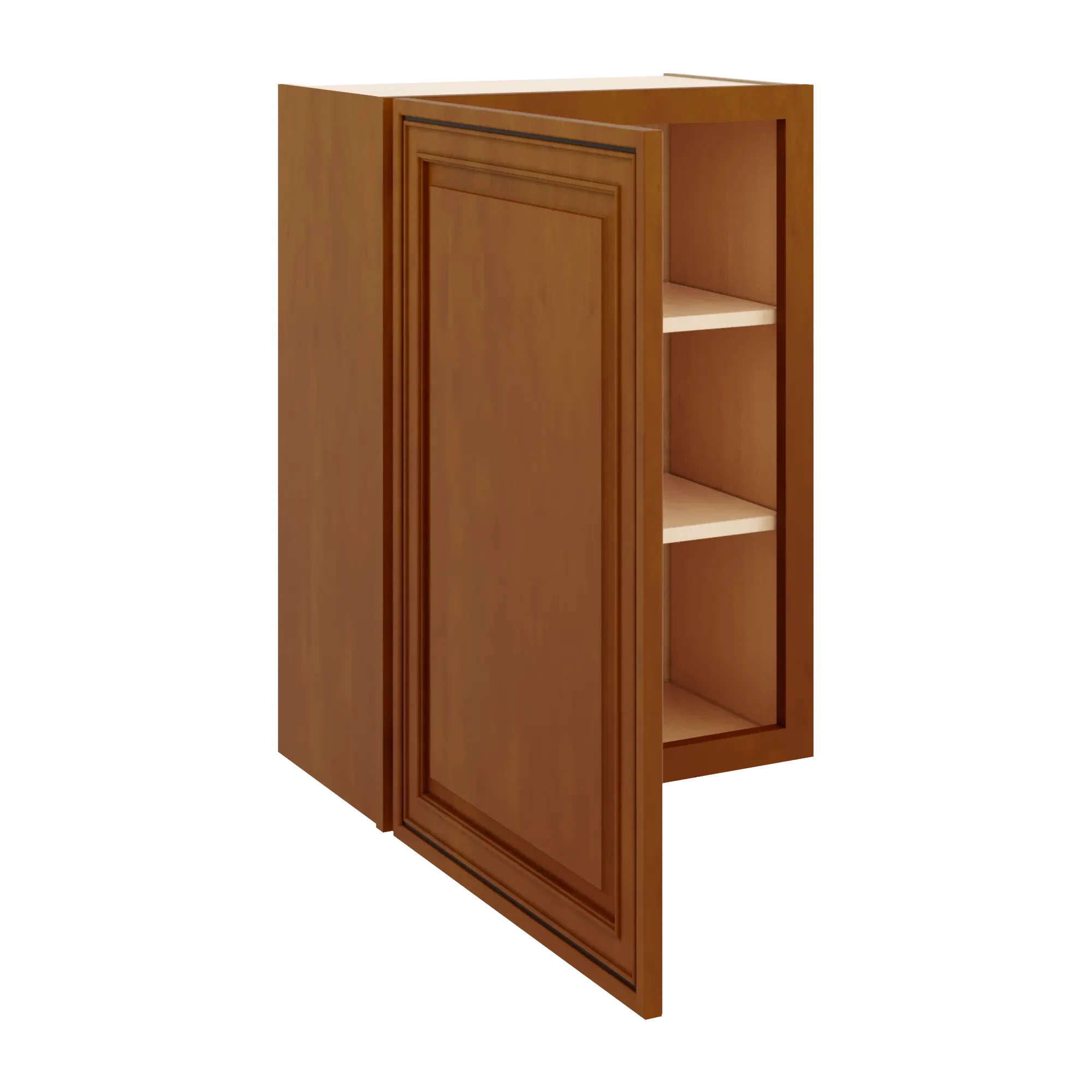 j k mocha glazed k10 single door wall cabinet 21 w x 30 h