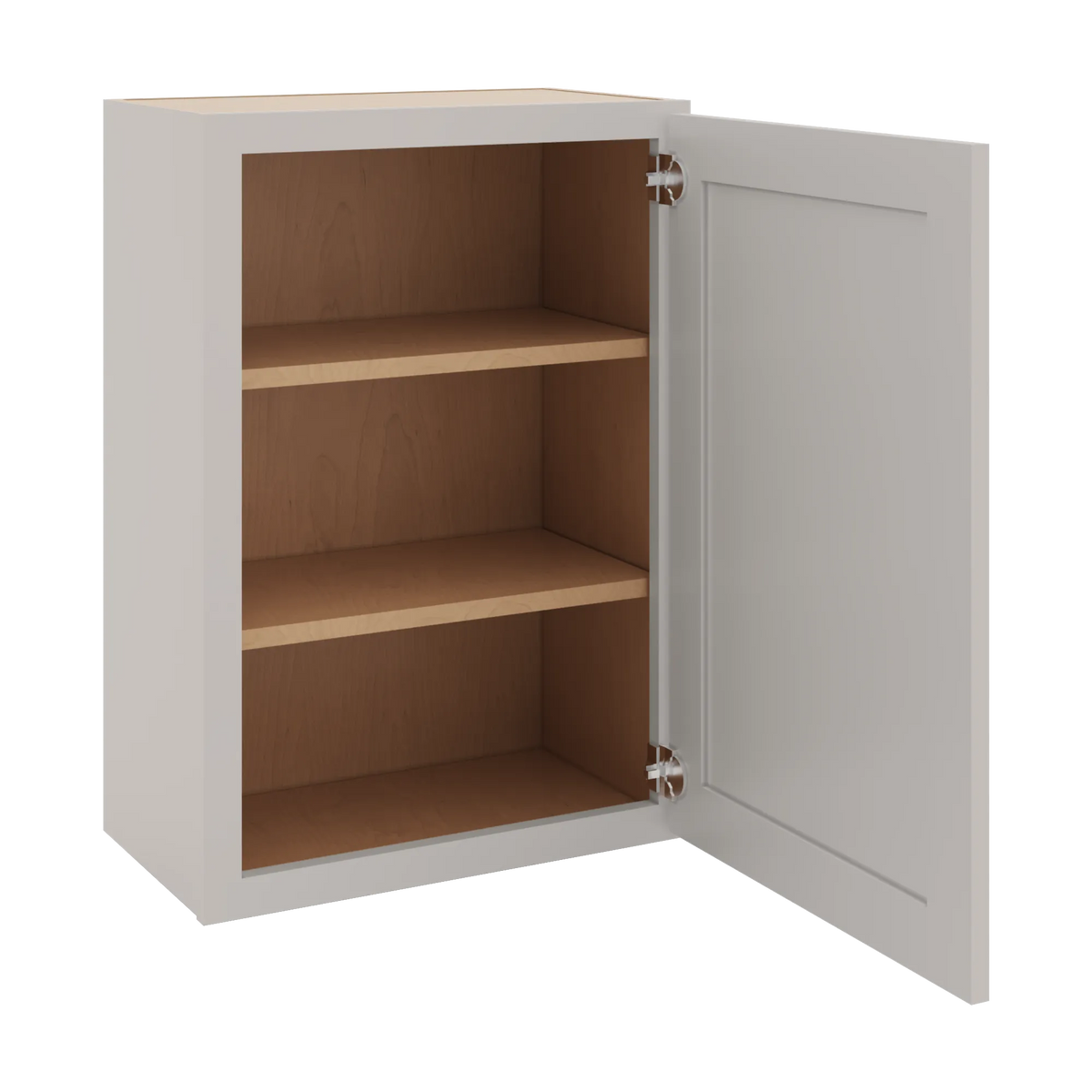 cnc luxor misty grey 21 w x 30 h single door wall cabinet