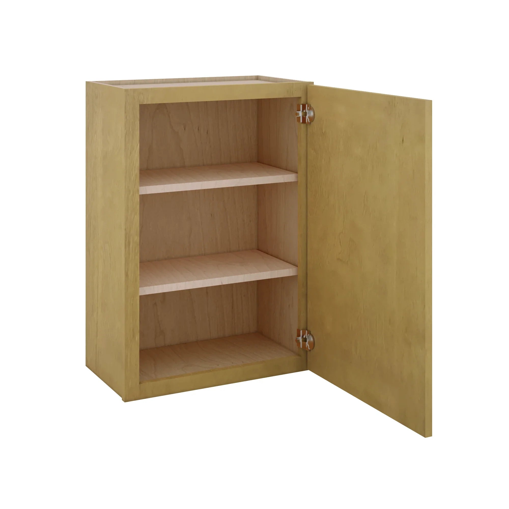 Modernform Cabinet Natural Shaker 21" W X 30" H X 12" D  Single Door Wall Cabinet