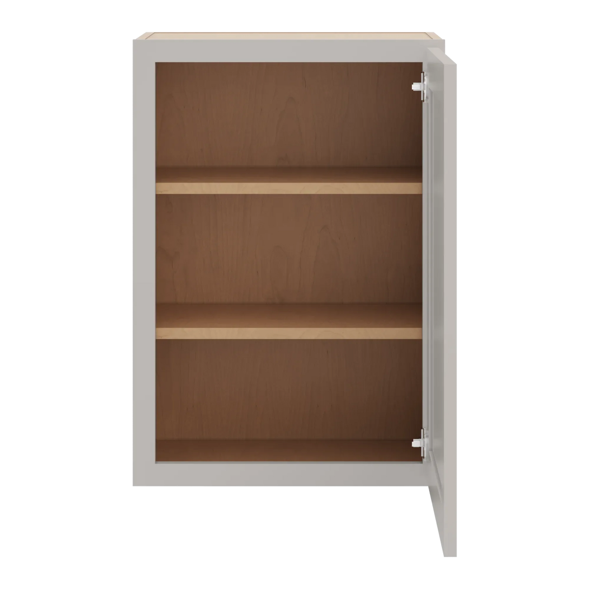 cnc luxor misty grey 21 w x 30 h single door wall cabinet