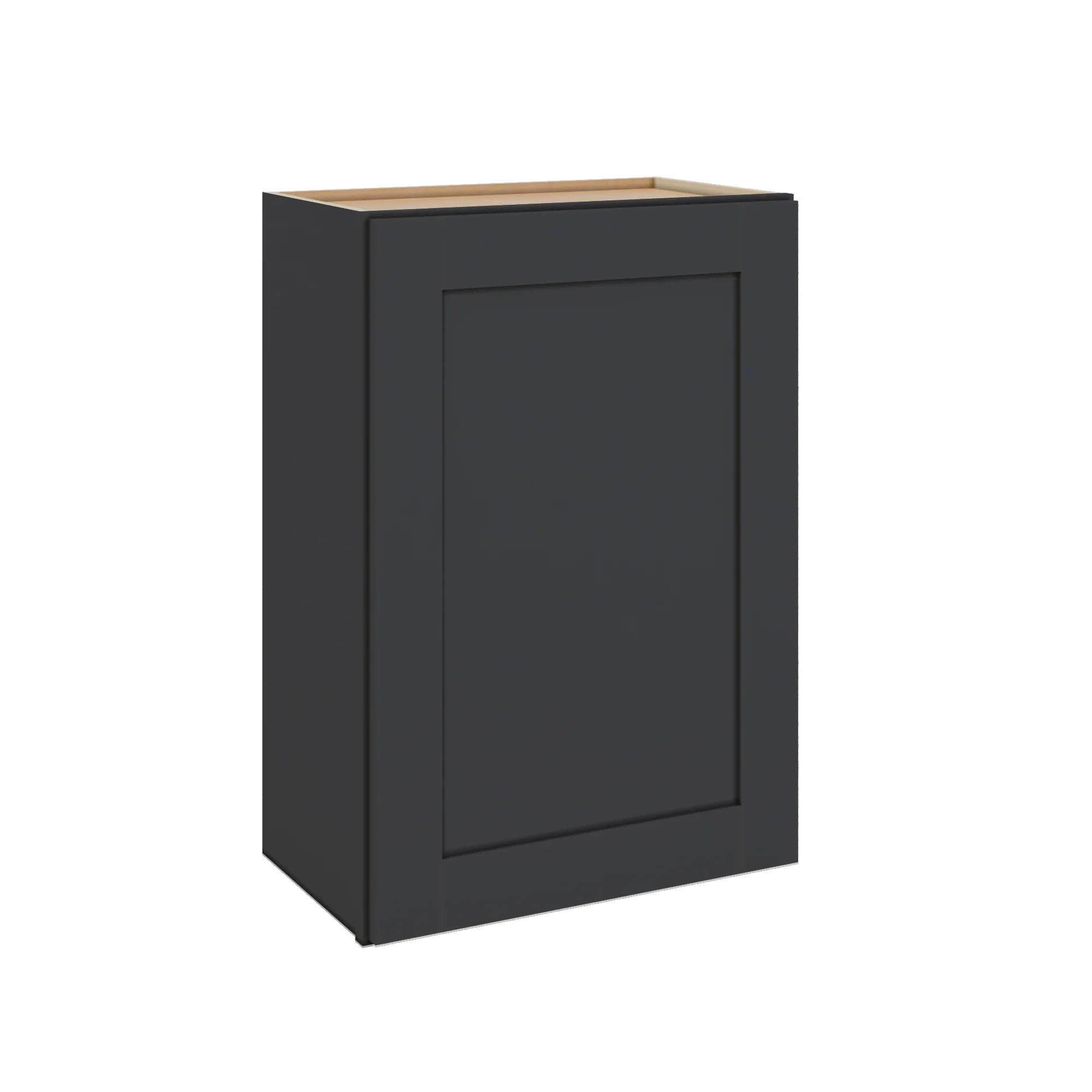 Modernform Cabinet Onyx Black Shaker 21" W X 30" H X 12" D  Single Door Wall Cabinet