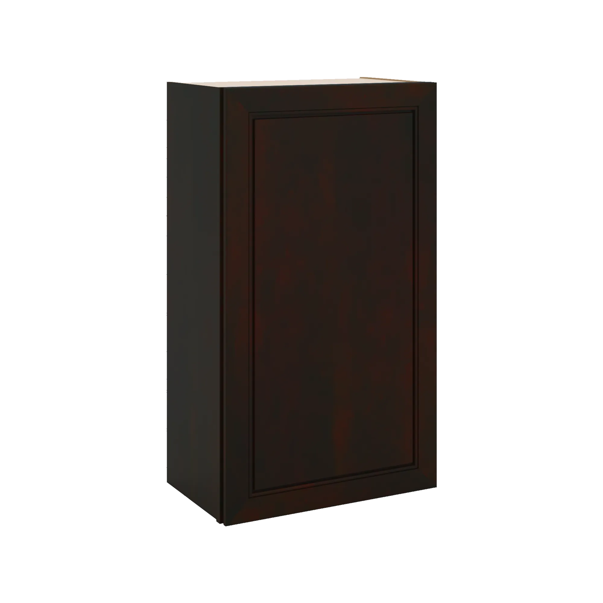 J&K Espresso K8 Single Door Wall Cabinet - 21" W x 36" H