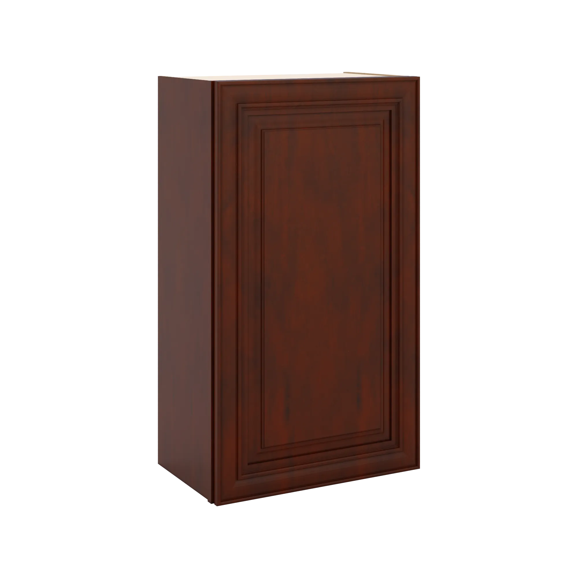 J&K Mahogany J5 Single Door Wall Cabinet - 21" W x 36" H