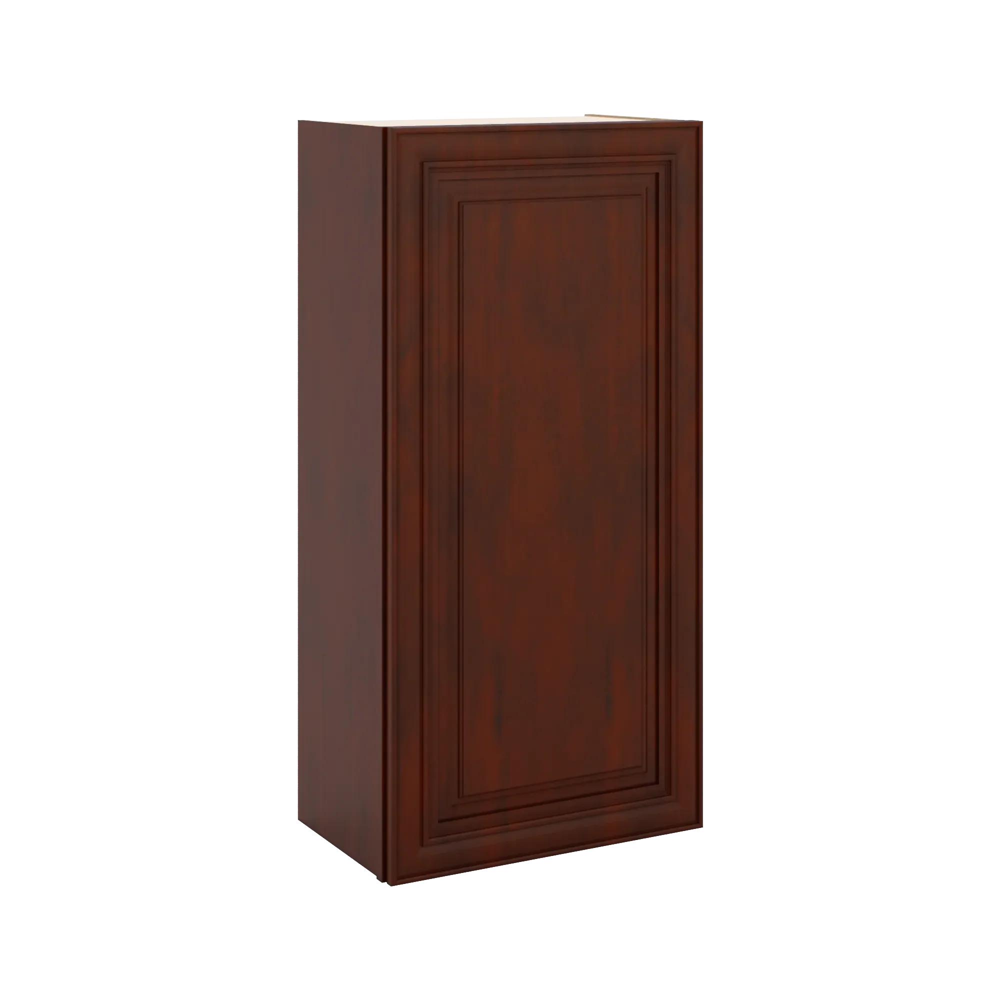 J&K Mahogany J5 Single Door Wall Cabinet - 21" W x 42" H
