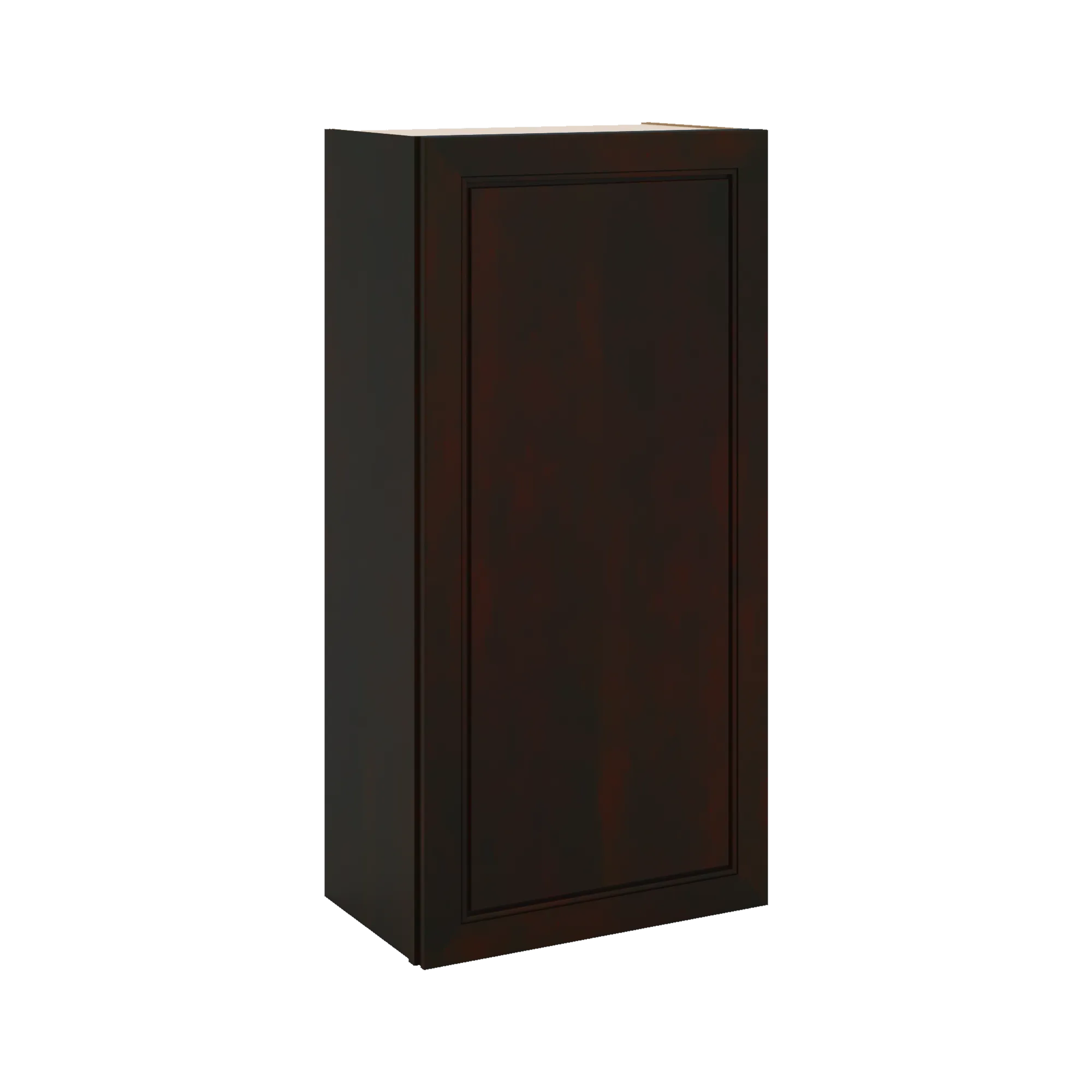 J&K Espresso K8 Single Door Wall Cabinet - 21" W x 42" H