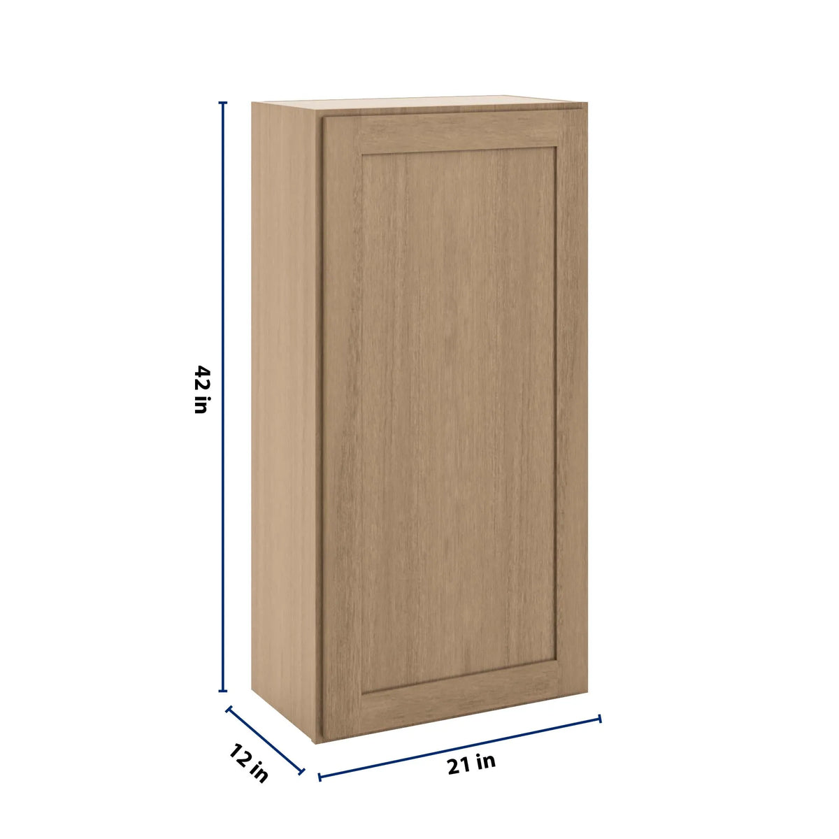 CNC Luxor 5-Piece Harvest 21" W X 42" H Single Door Wall Cabinet