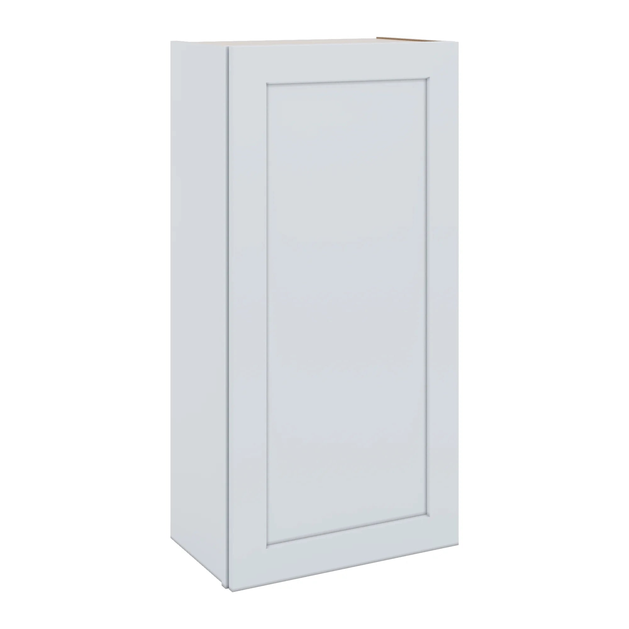 J&K White Shaker S8 Single Door Wall Cabinet - 21" W x 42" H