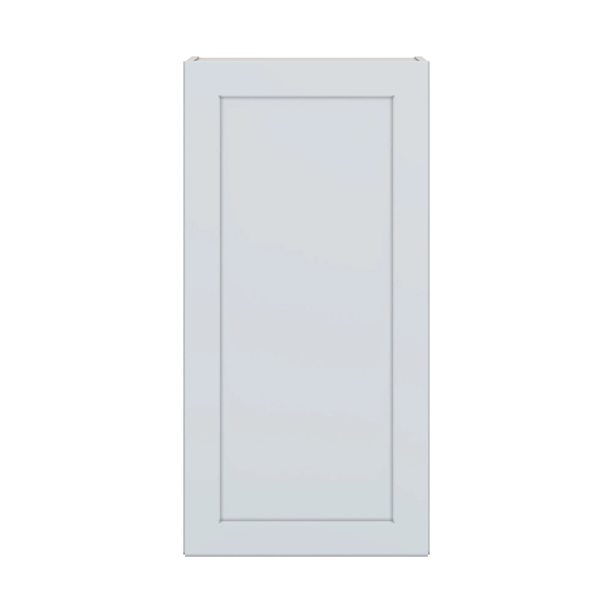J&K White Shaker S8 Single Door Wall Cabinet   21" W x 42" H