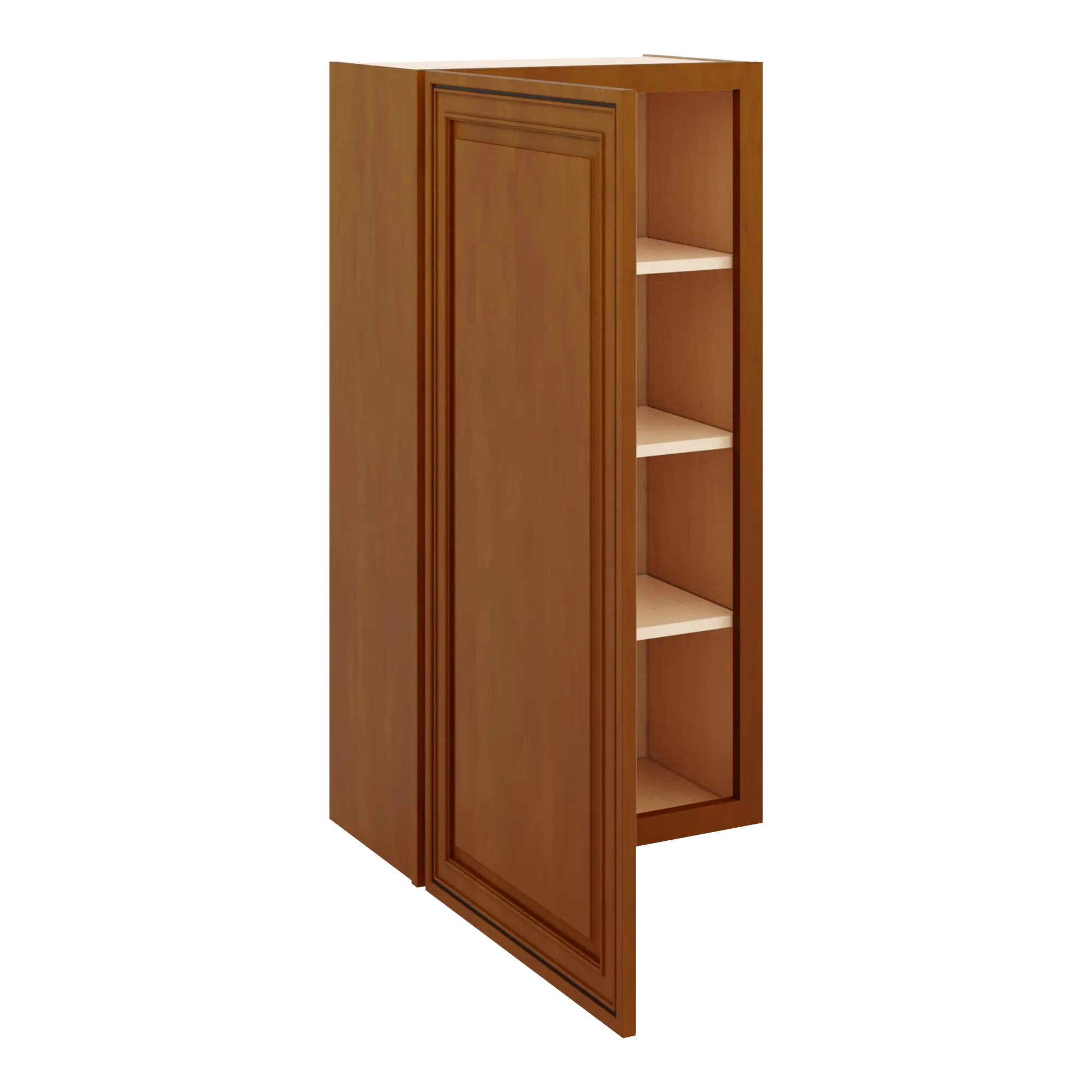 j k mocha glazed k10 single door wall cabinet 21 w x 42 h