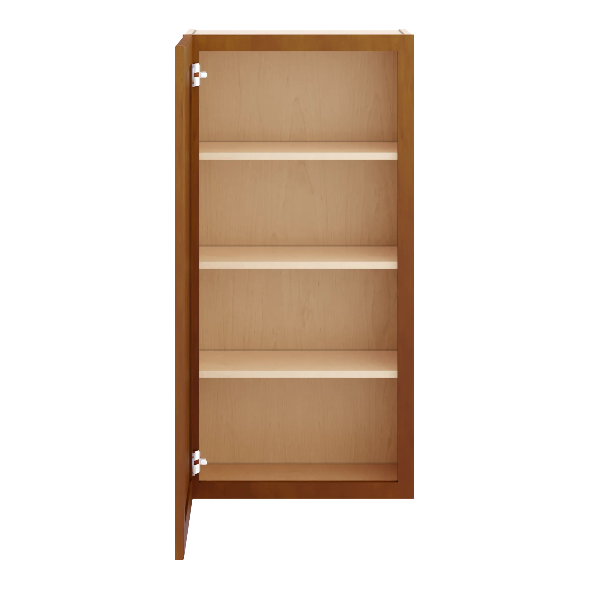 j k mocha glazed k10 single door wall cabinet 21 w x 42 h