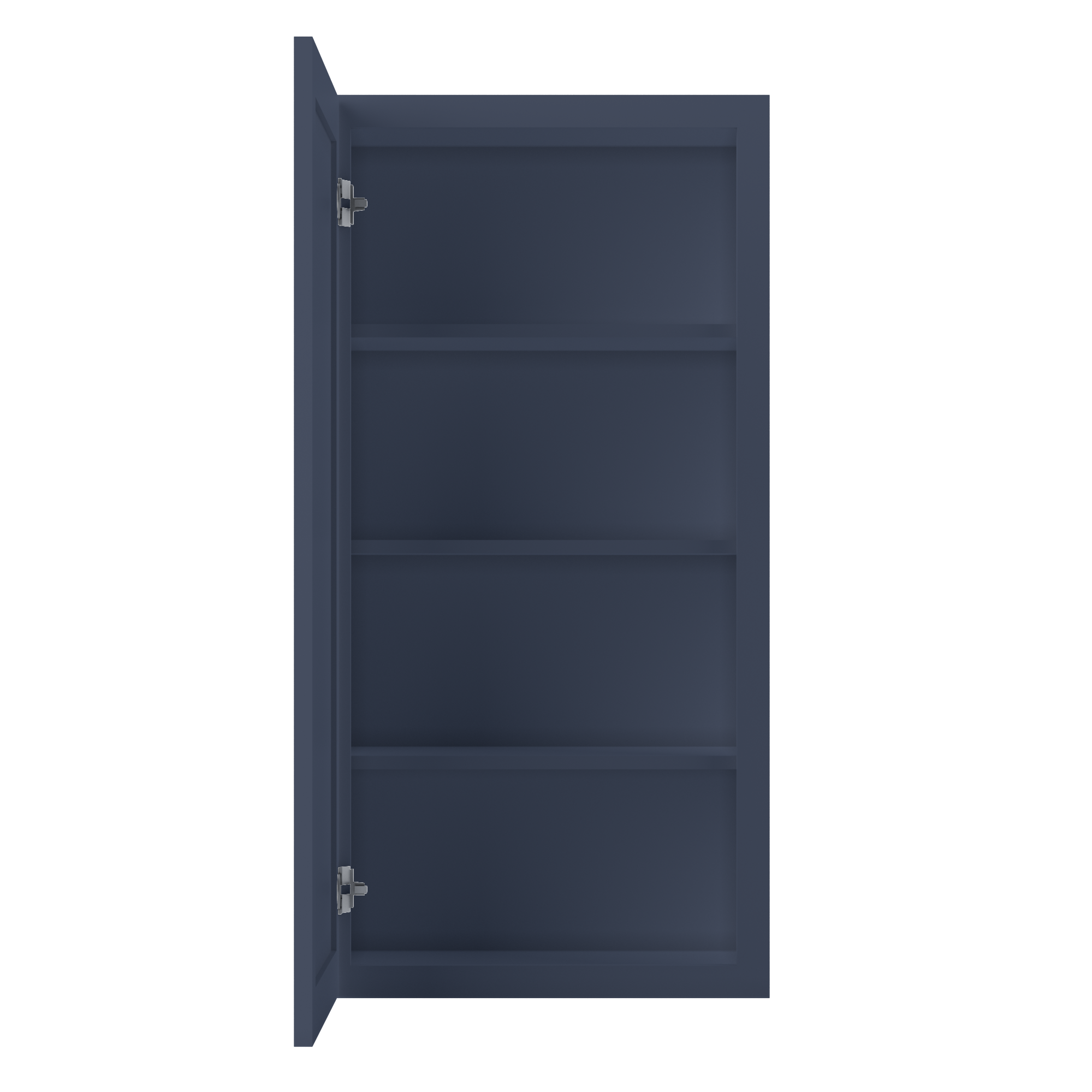 Wall Kitchen Cabinet W2142 Danbury Blue LessCare 21 in. width 42 in. height 12 in. depth