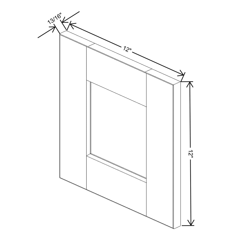 J&K Pebble B6 Dummy Door Panel 12" W x 12" H