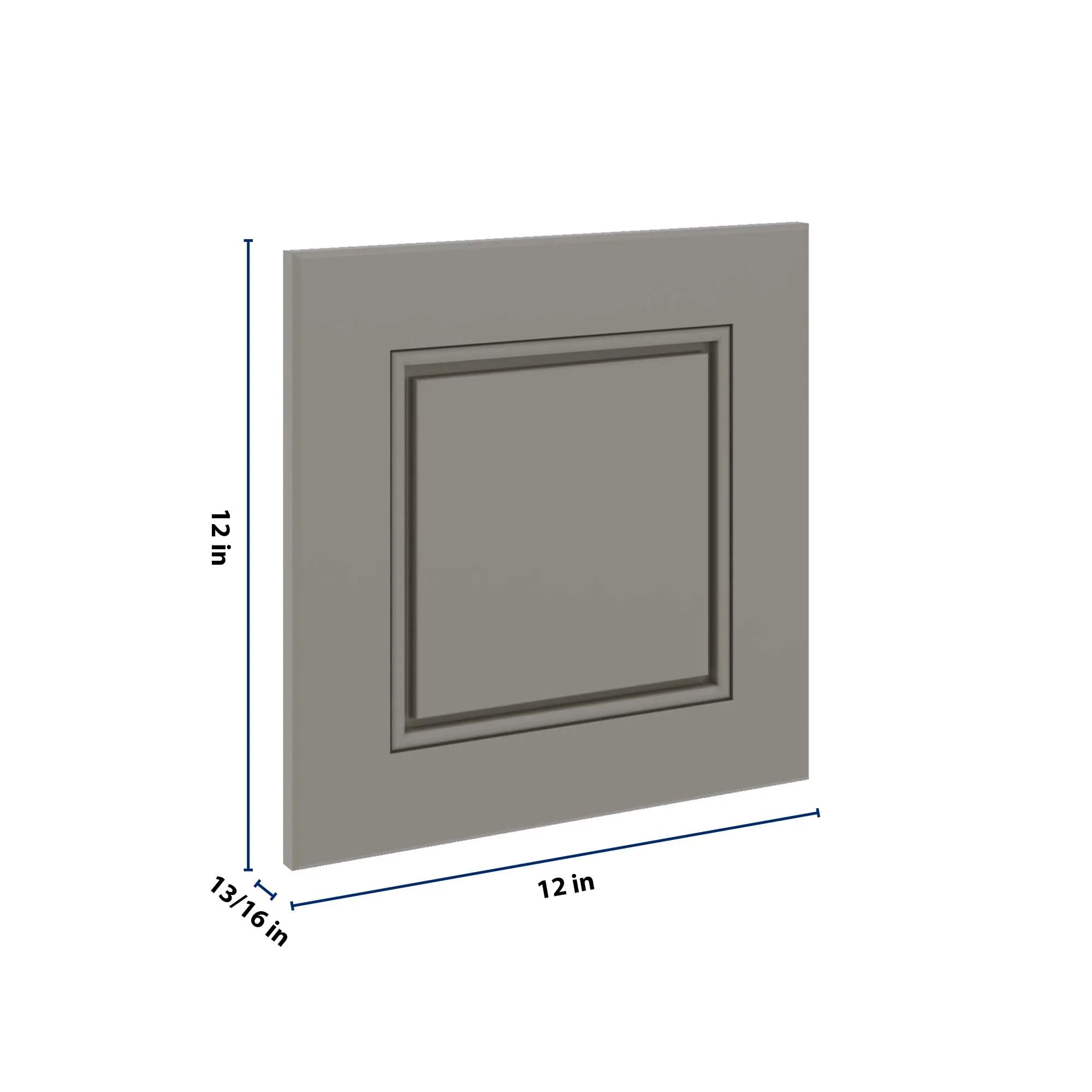 J&K Greige K3 Dummy Door Panel 12" W x 12" H