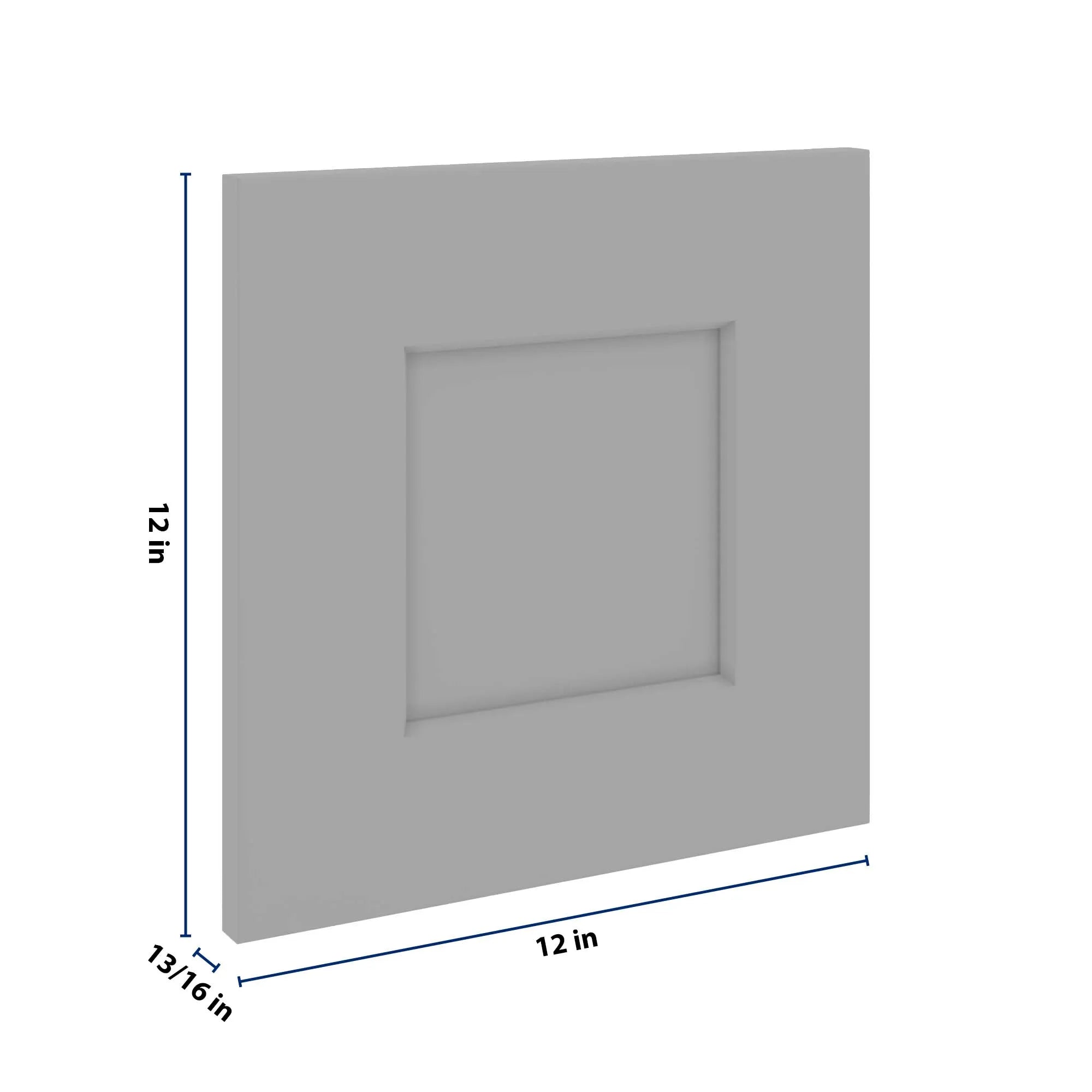 J&K Castle Grey S5 Dummy Door Panel 12" W x 12" H