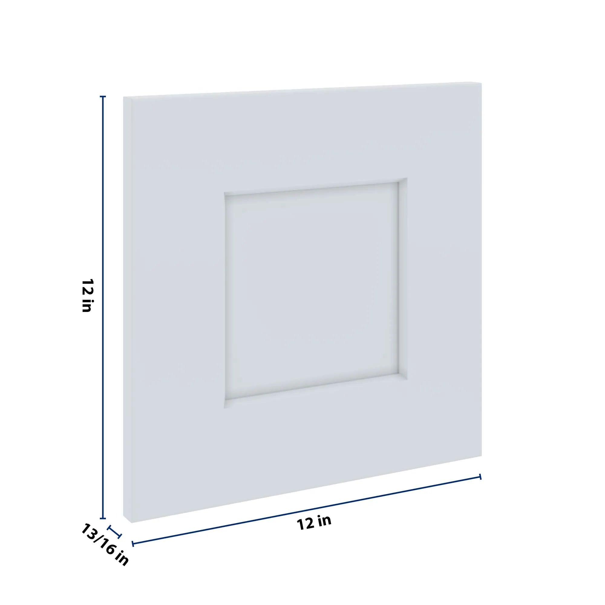 J&K White Shaker S8 Dummy Door Panel 12" W x 12" H