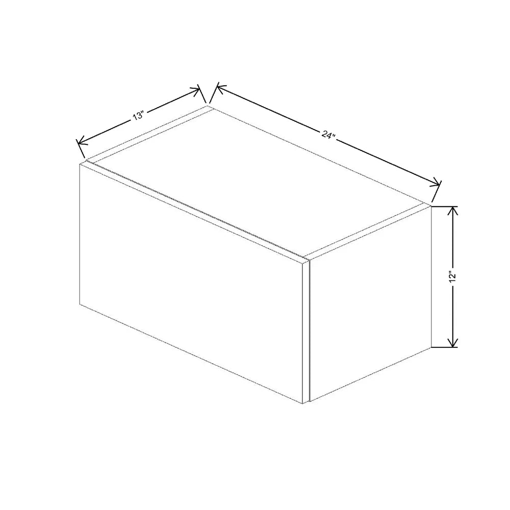 Fabuwood Illume Tuscany Olmo 3 24" W x 12" H x 13" D Lift Up Wall Cabinet