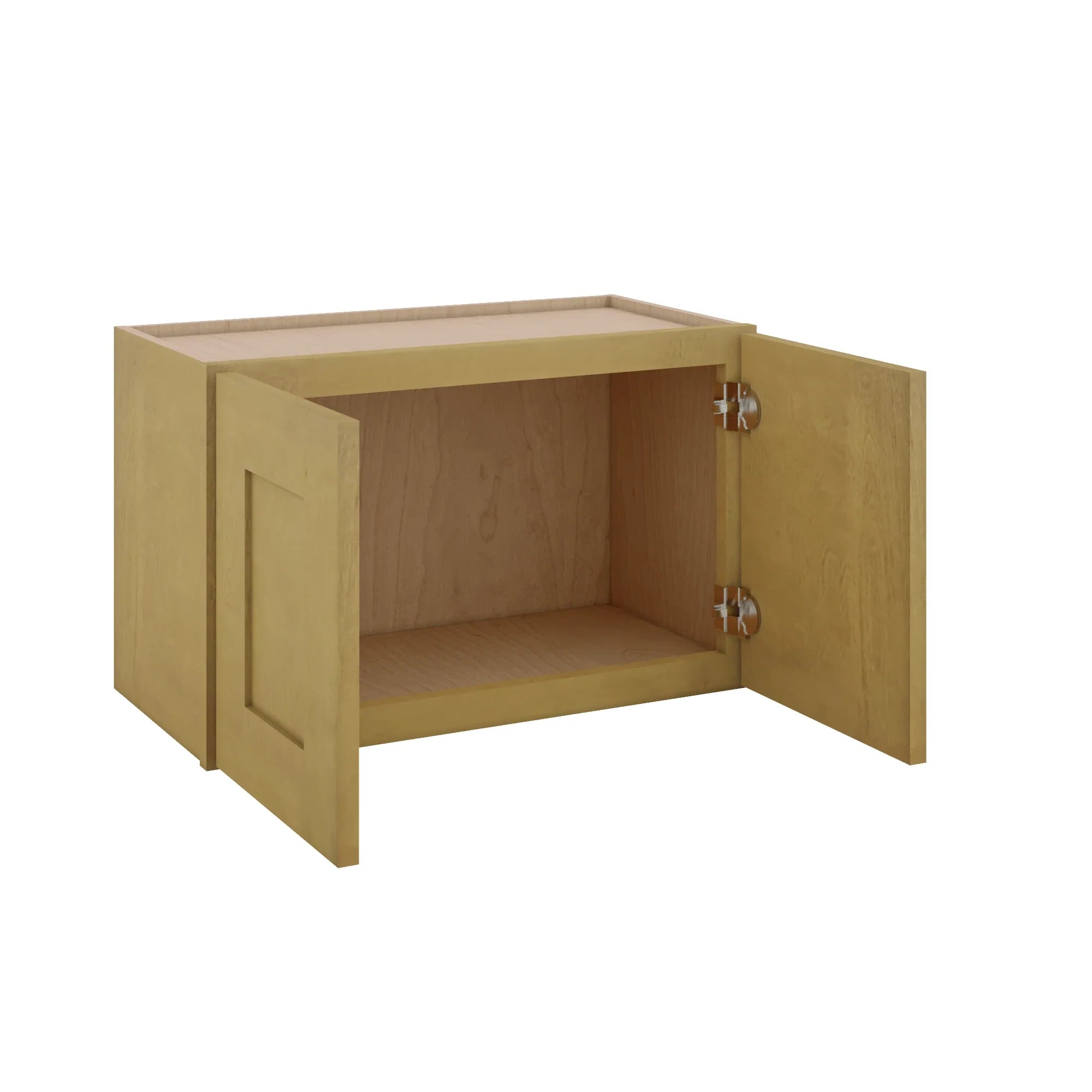 Modernform Cabinet Natural Shaker 24" W X 15" H X 12" D Double Door Wall Cabinet