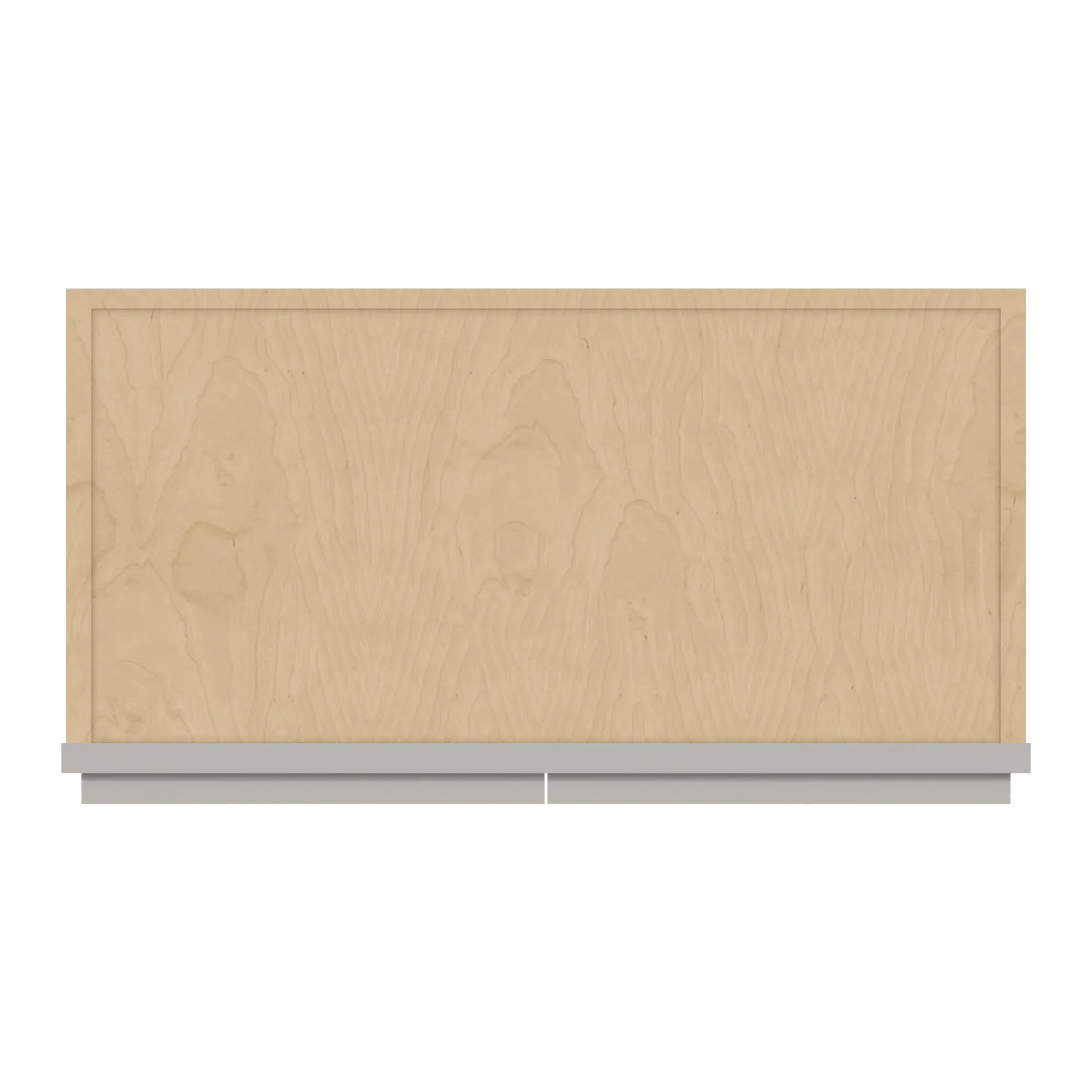 cnc luxor 5 piece misty grey 24 w x 15 h double door wall cabinet