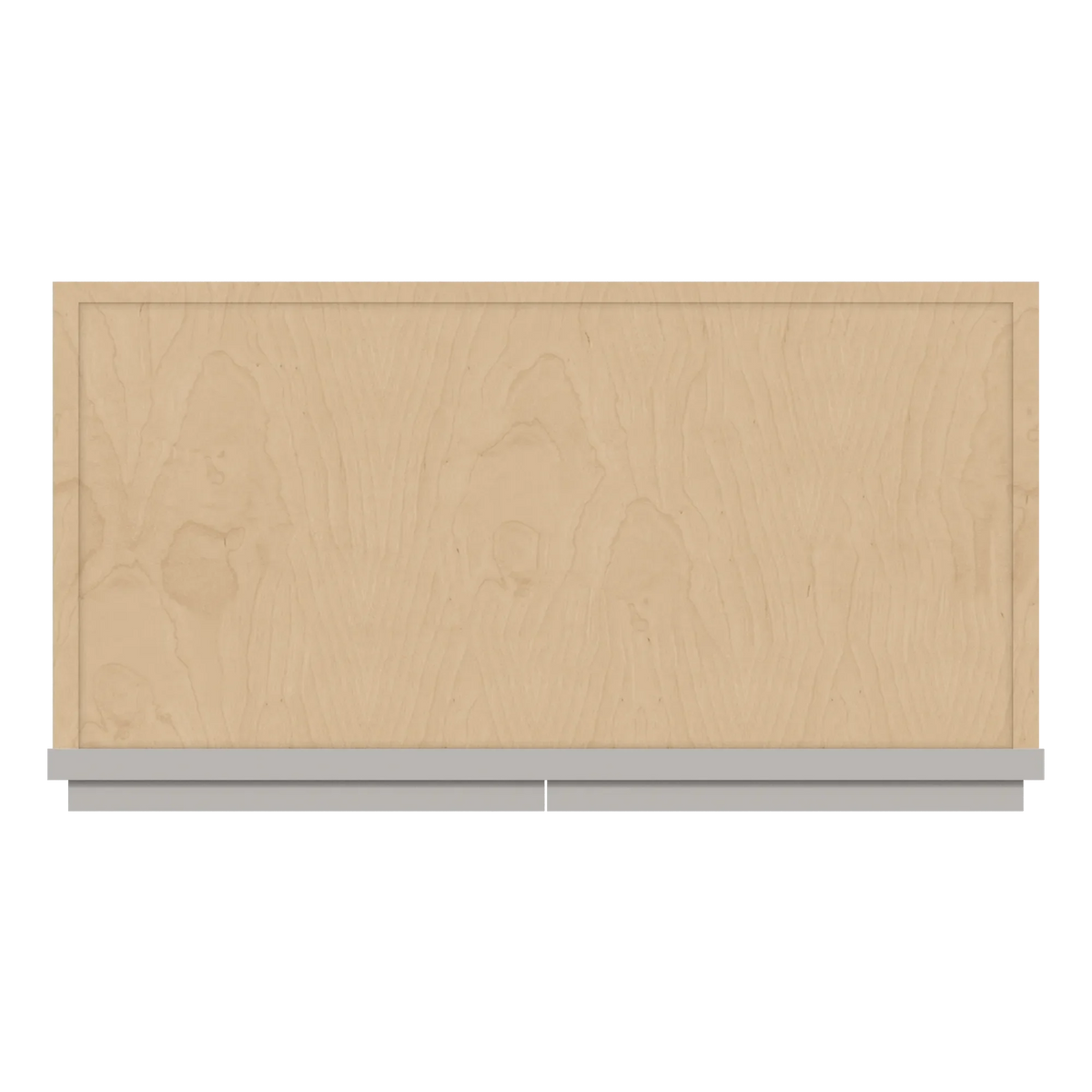 cnc luxor 5 piece misty grey 24 w x 18 h double door wall cabinet
