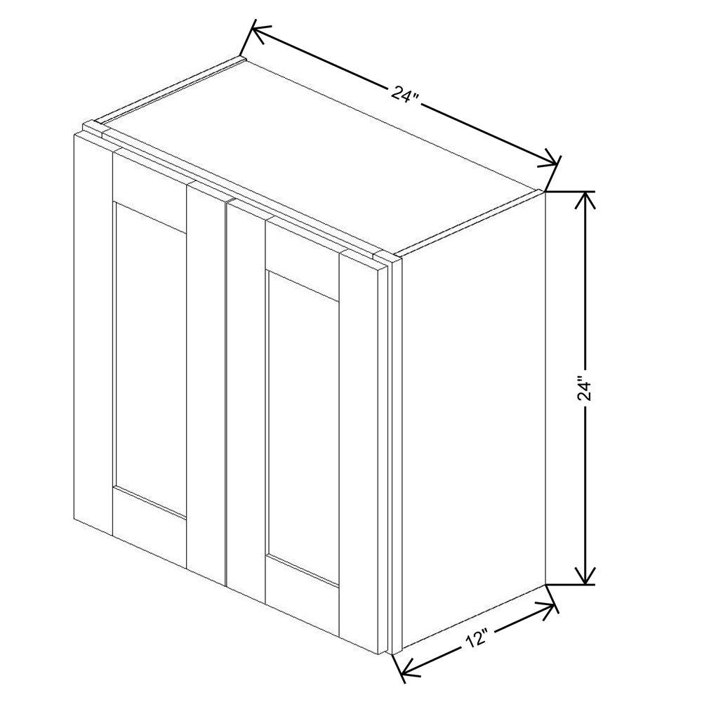 Fabuwood Allure Galaxy Timber 24"W X 24"H Wall