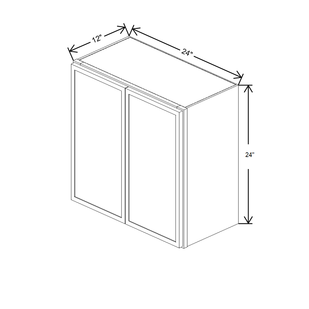 Cubitac Imperial Montclair Sapphire 24"W X 24"H Wall Cabinet