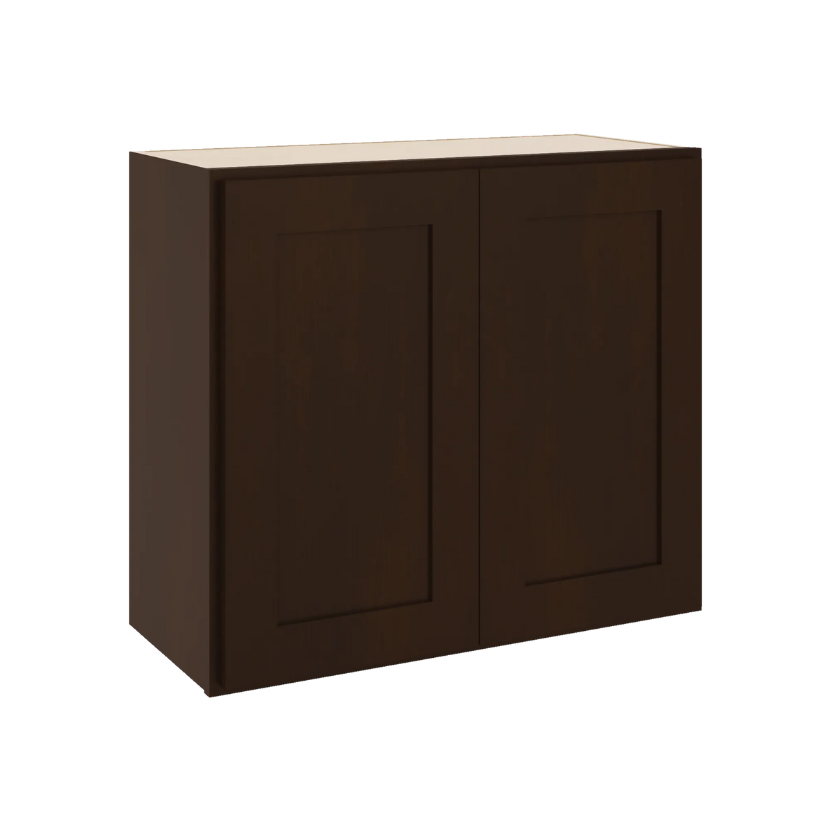 CNC Luxor 5-Piece Espresso 24" W X 24" H Double Door Wall Cabinet