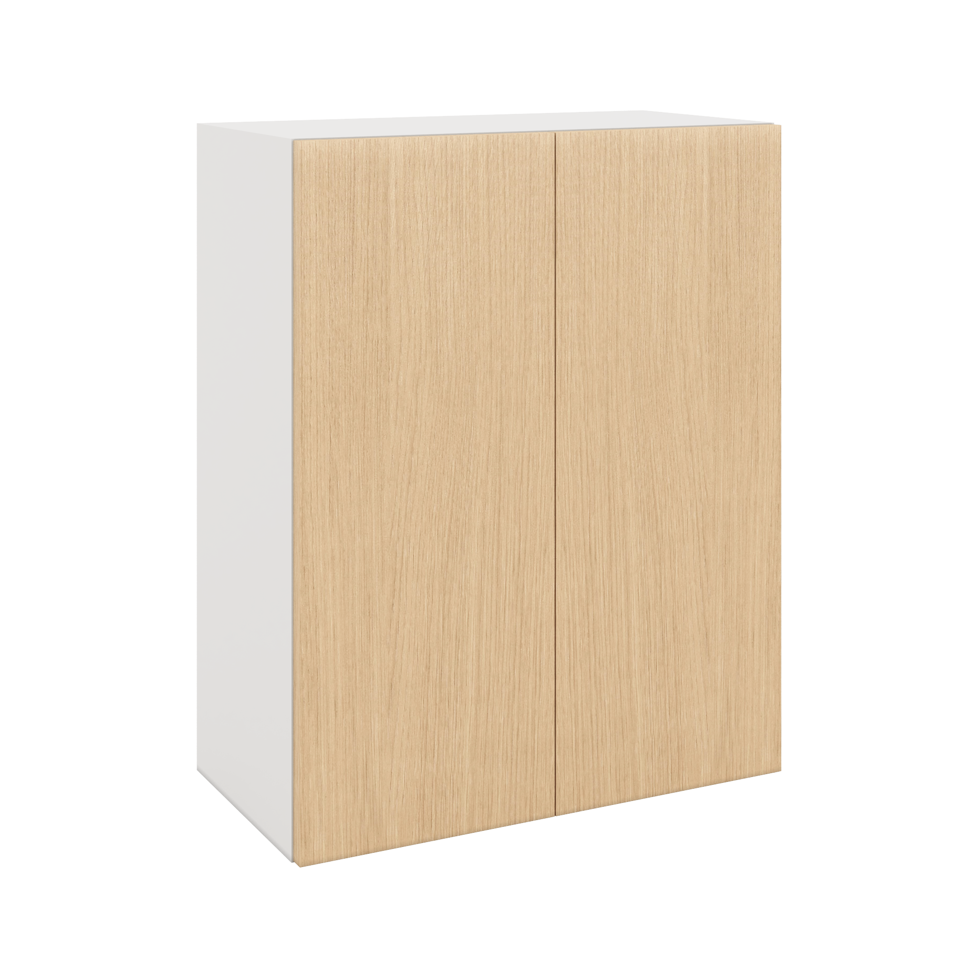 Modernform Cabinet Natural Oak 24" W X 30" H X 12" D Double Door Wall Cabinet