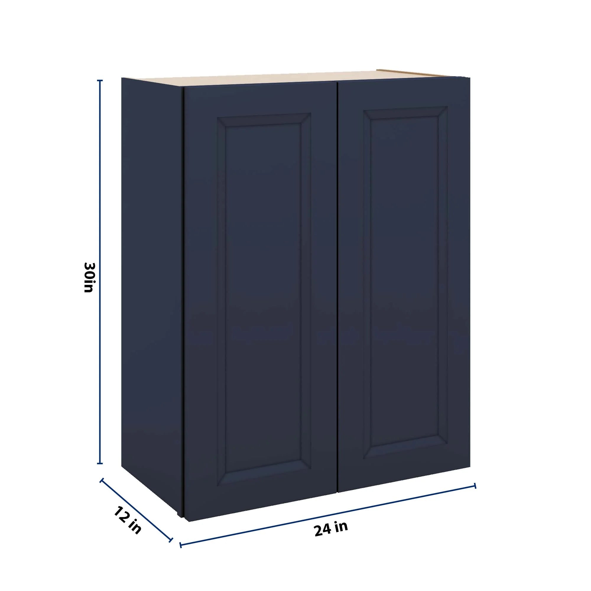 J&K Naval B7 Double Door Wall Cabinet - 24" W x 30" H