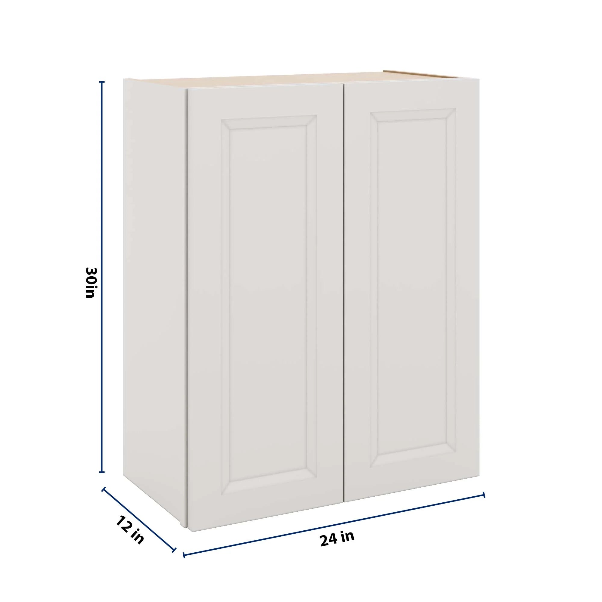 J&K Pure B5 Double Door Wall Cabinet - 24" W x 30" H