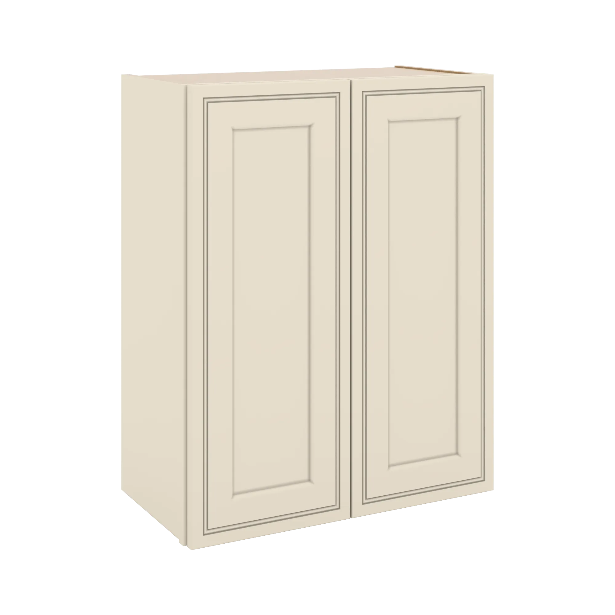 J&K Pearl Glazed H9 Double Door Wall Cabinet - 24" W x 30" H